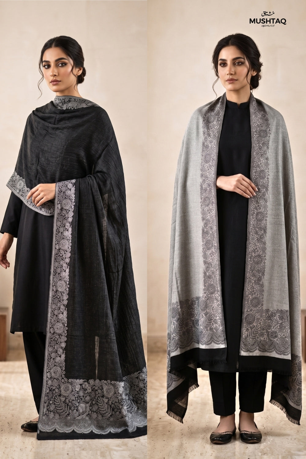 Summer Double side Fancy Shawl Desgin - 1