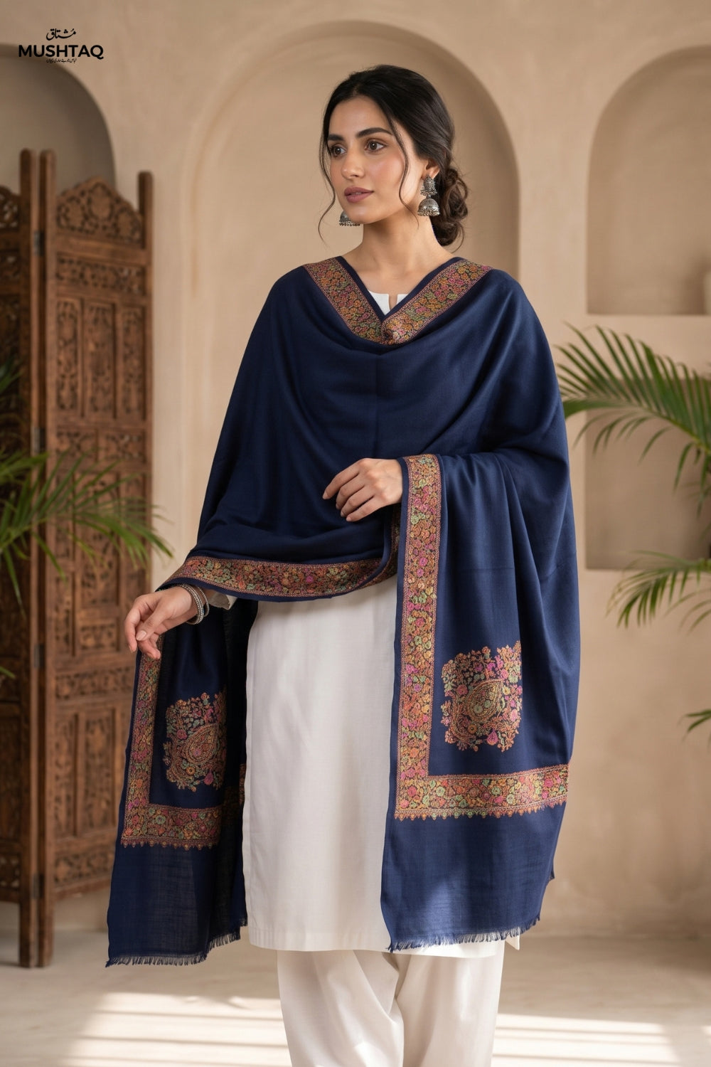 Pashmina Mini Shawl Desgin - 6