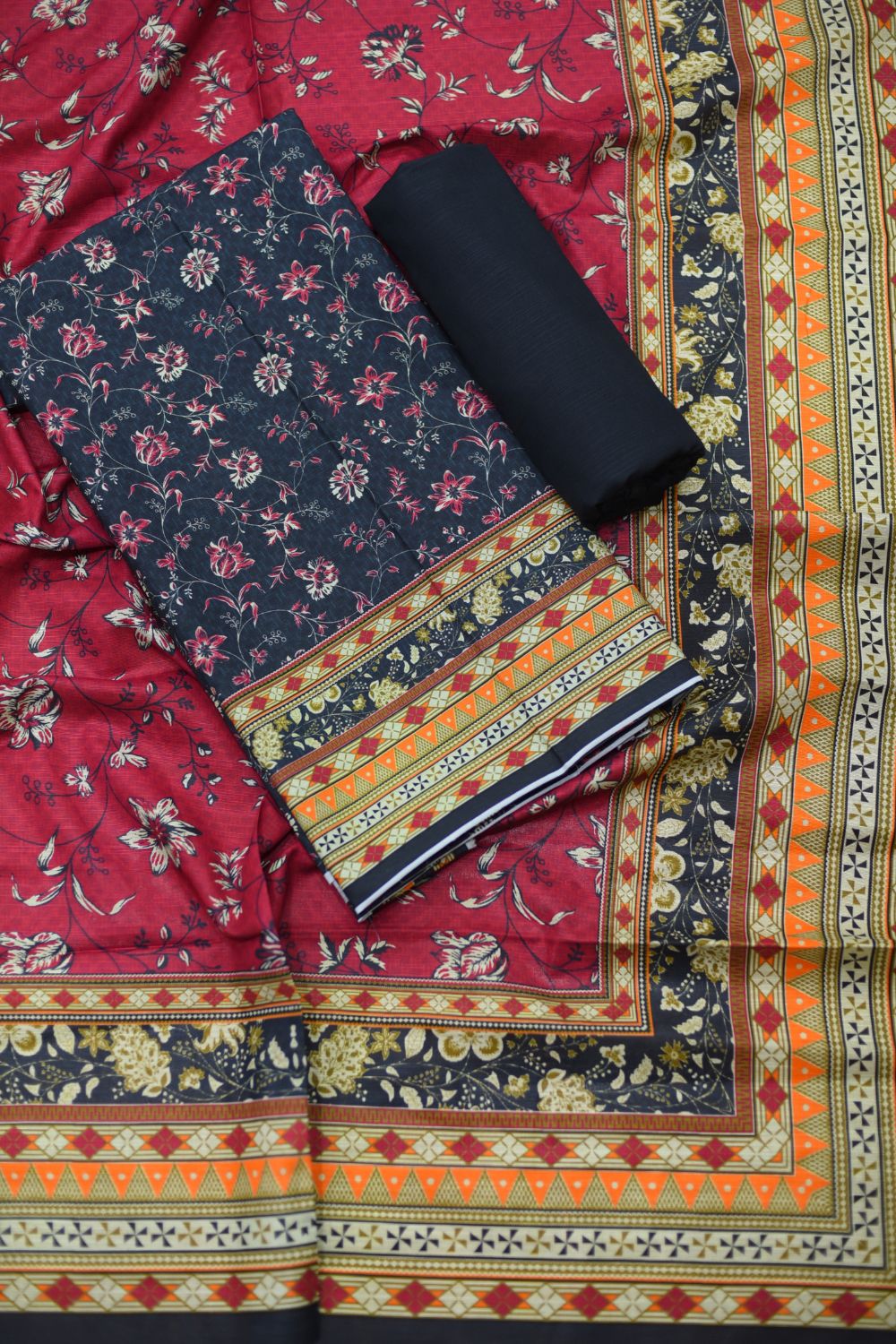 3Pcs Printed Khaddar Desgin -47