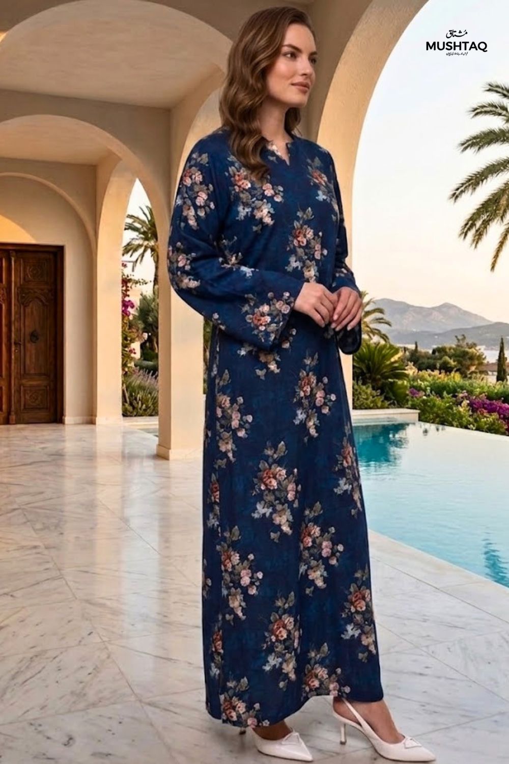 Mushtaq Stitched Printed Kaftan Collection Desgin - 1