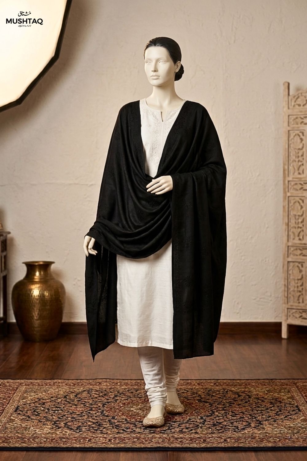 Embroidered Lawn Shawl Desgin - 22