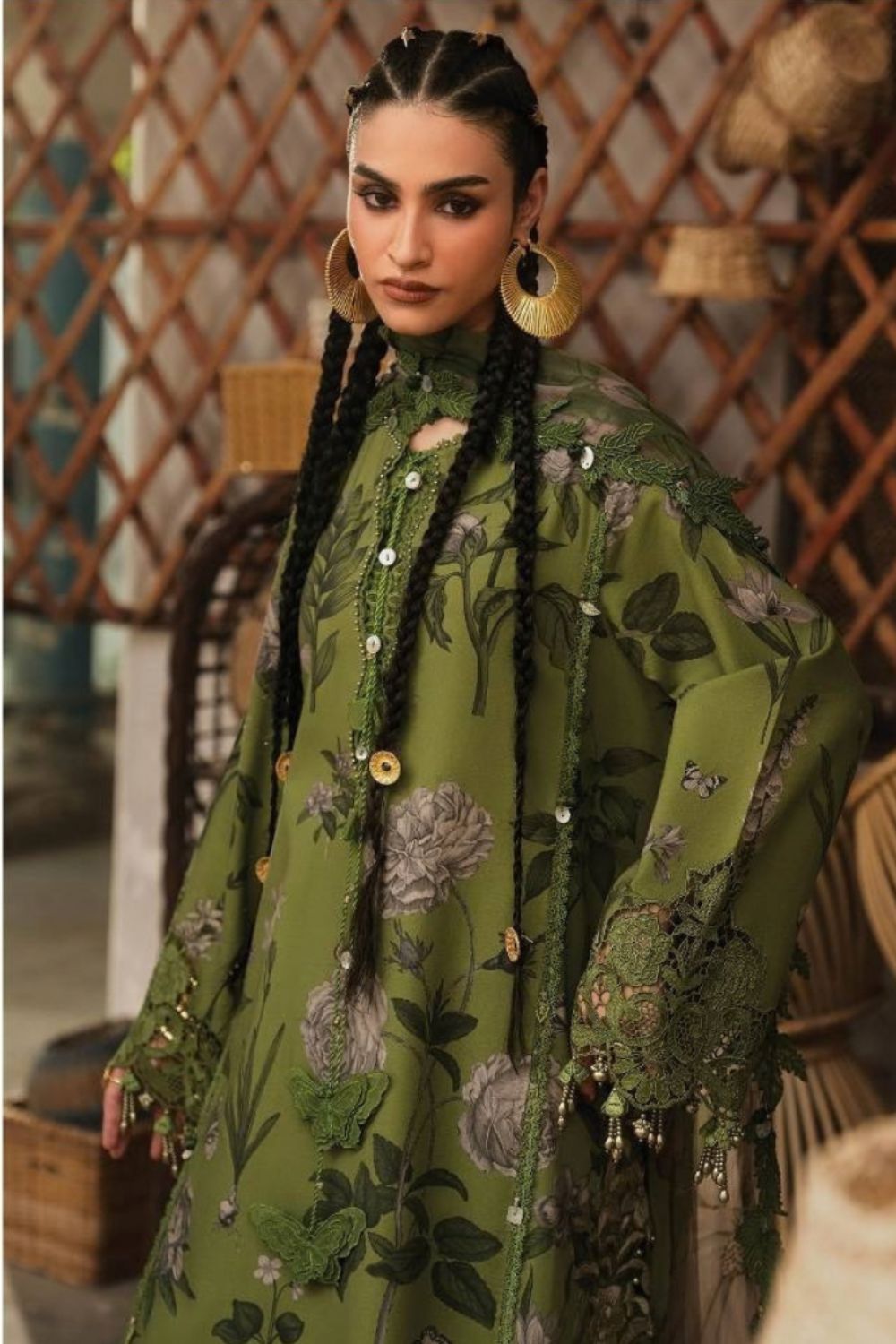 Maria B 3 Piece Unstitched Embroidered Cambric Suit MPT-3109-B