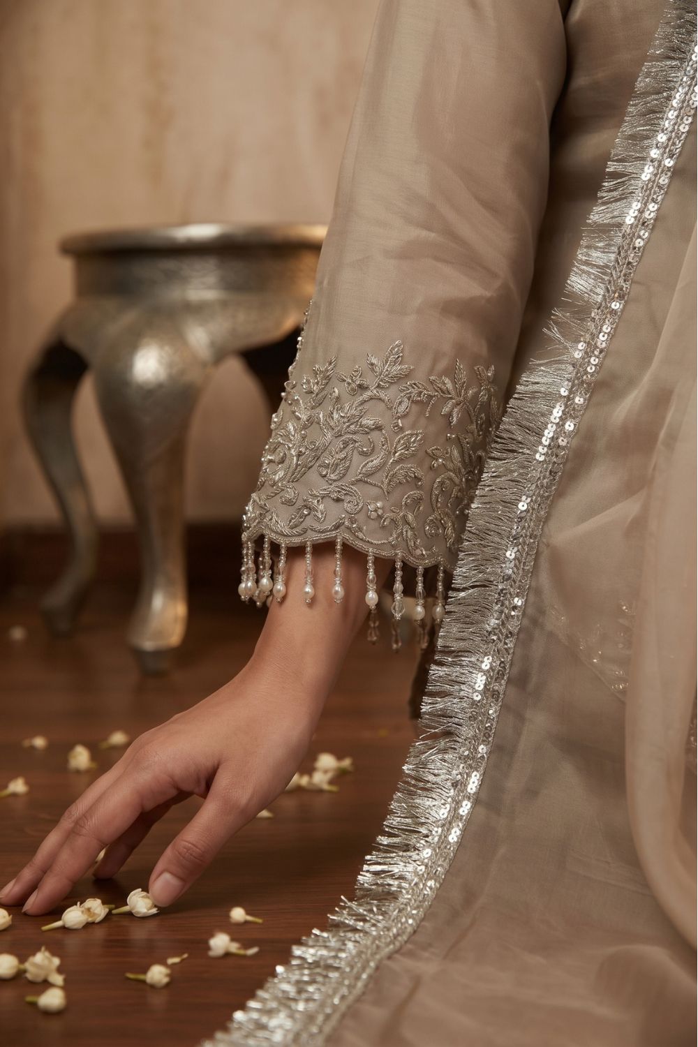 Mushtaq 3pcs Stitched Chiffon Collection Desgin - 1