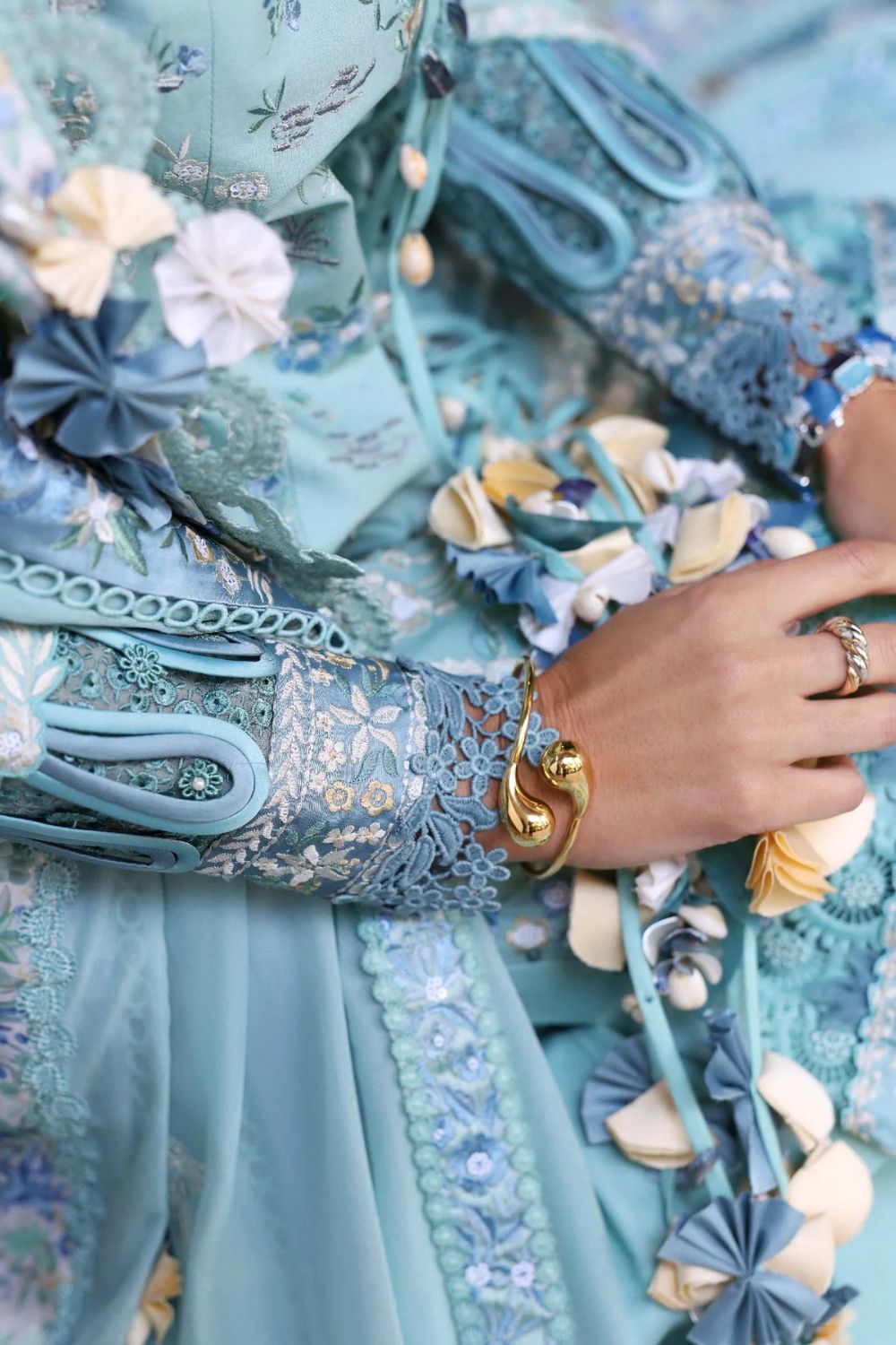 Reine by Republic Womenswear Unstitched Embroidered Luxury Lawn 3 Piece Suit Lilas - Eid Collection