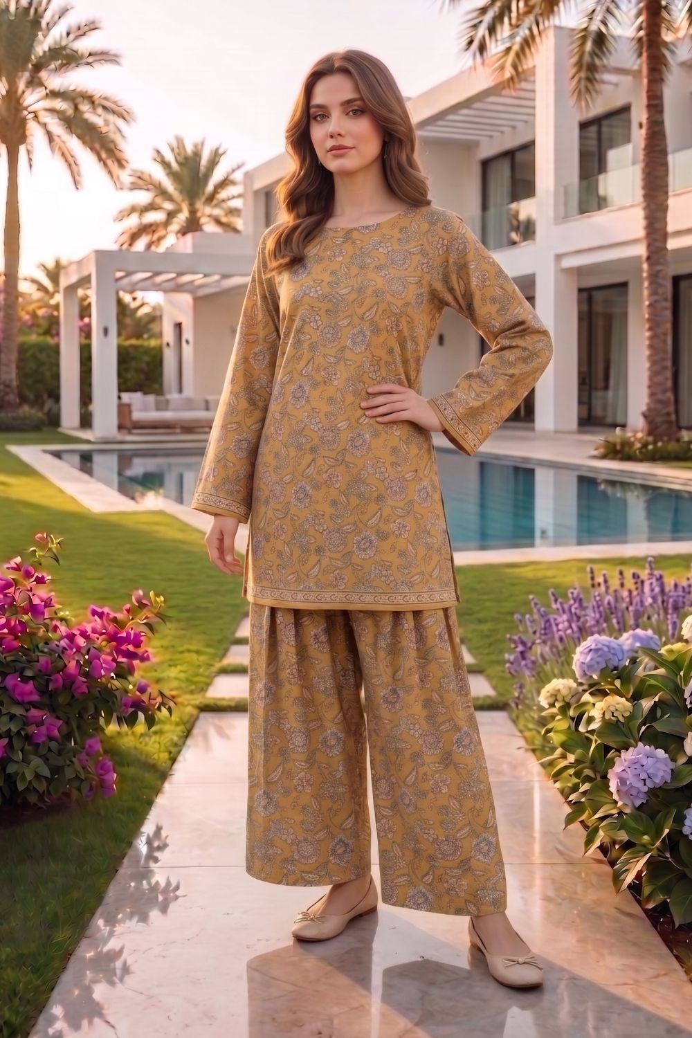 2Pcs Unstitched Printed Noorain Lawn Collection Desgin - 3