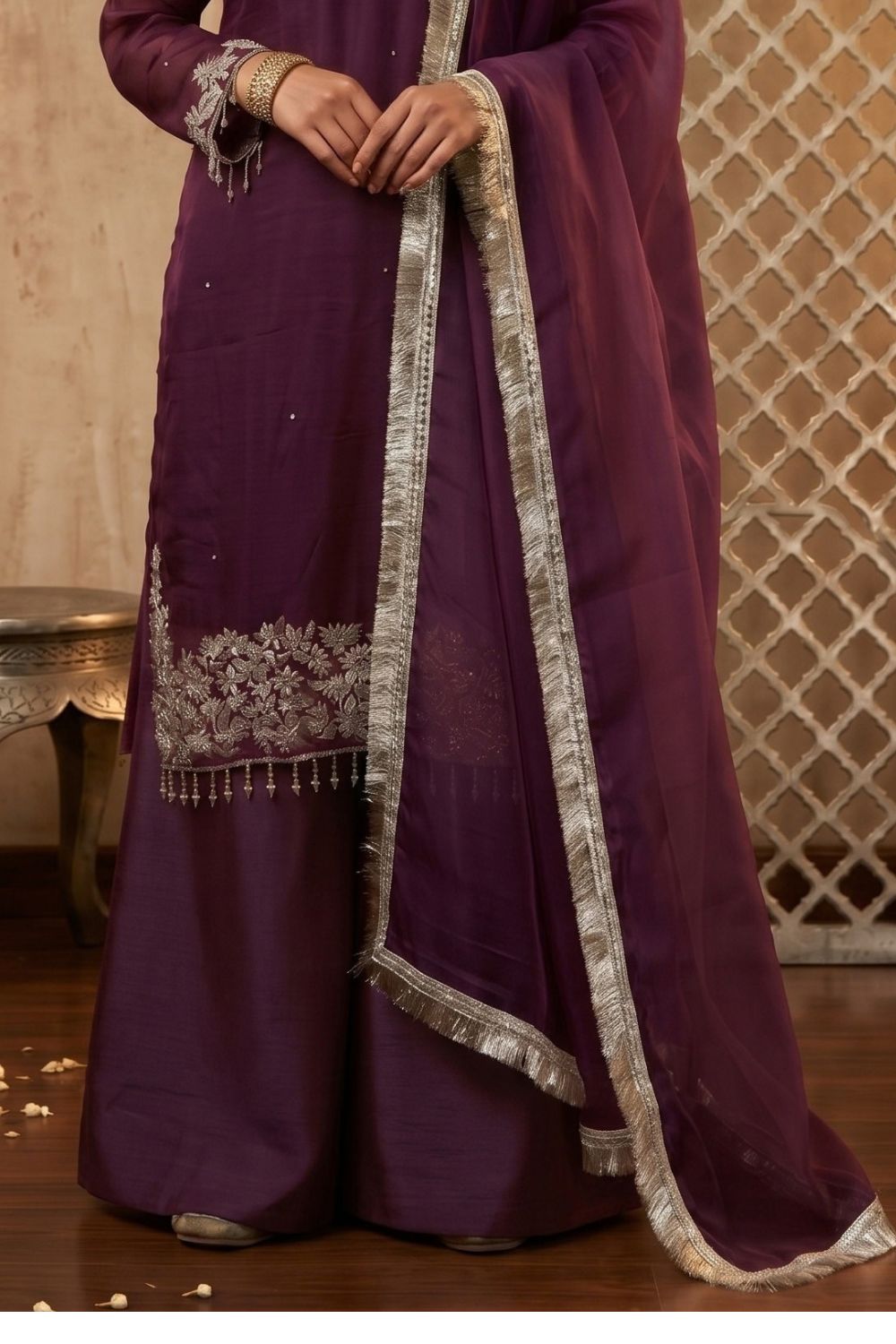 Mushtaq 3pcs Stitched Chiffon Collection Desgin - 2