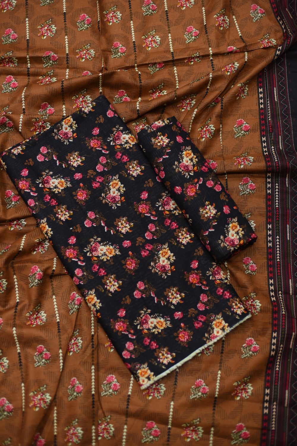 3Pcs Printed Khaddar Desgin -42