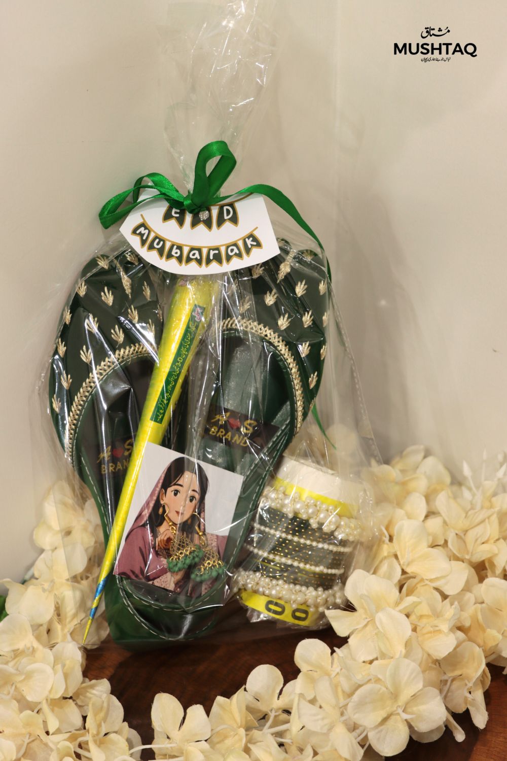 Khussa with bangles medandi earrings - 2