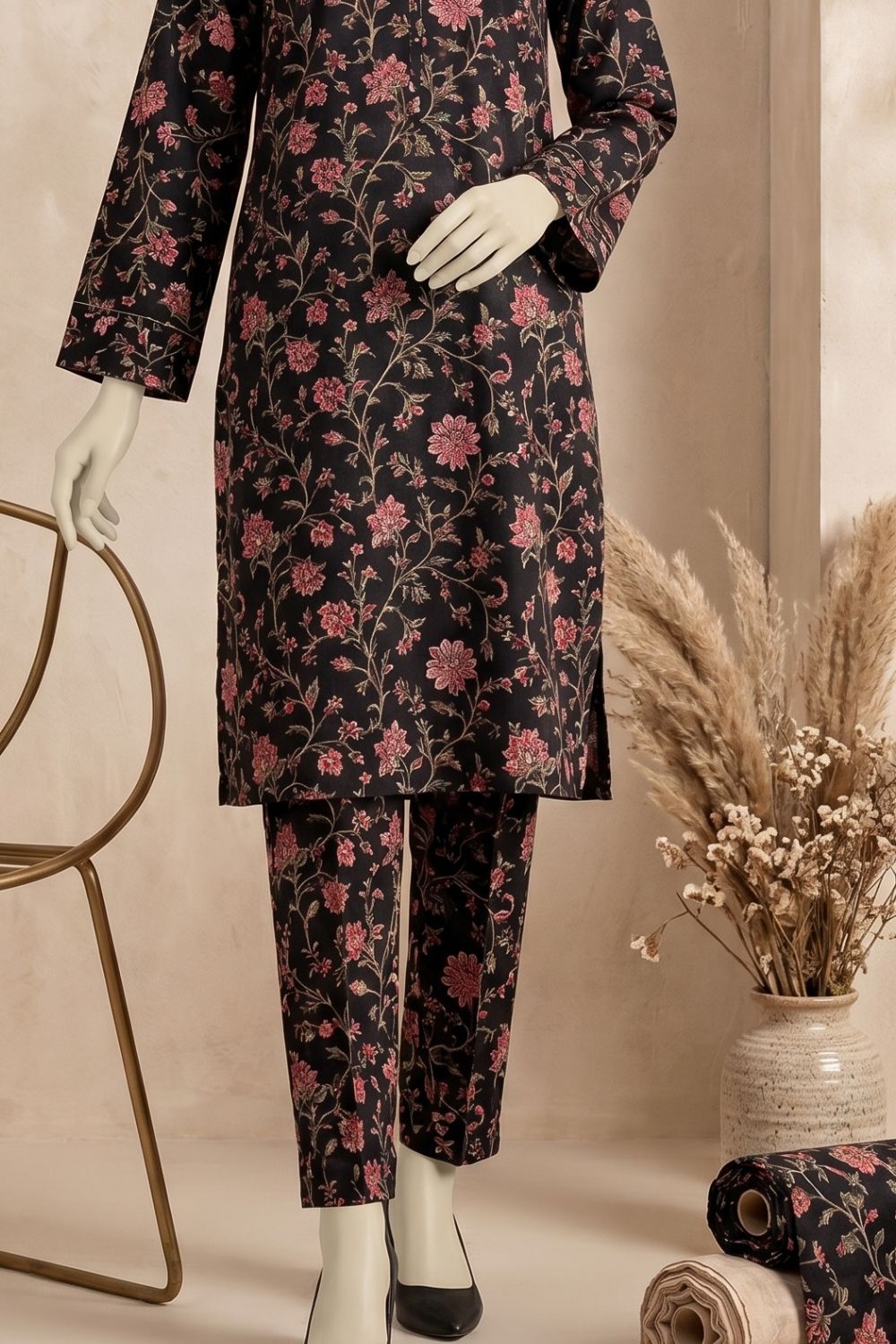 2Pcs Unstitched Printed Lawn Rahi Collection Desgin - 1