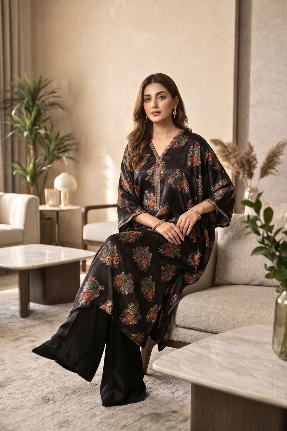 Mushtaq 2Pcs Unstitched Printed China Patti Libas Collection Desgin - 1