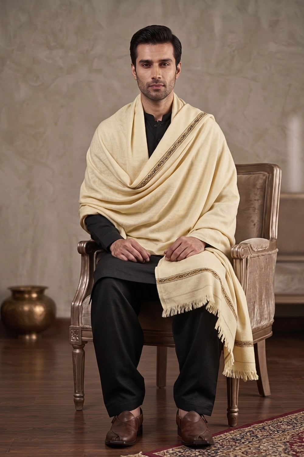 Mens Winters Shawl Desgin - 1