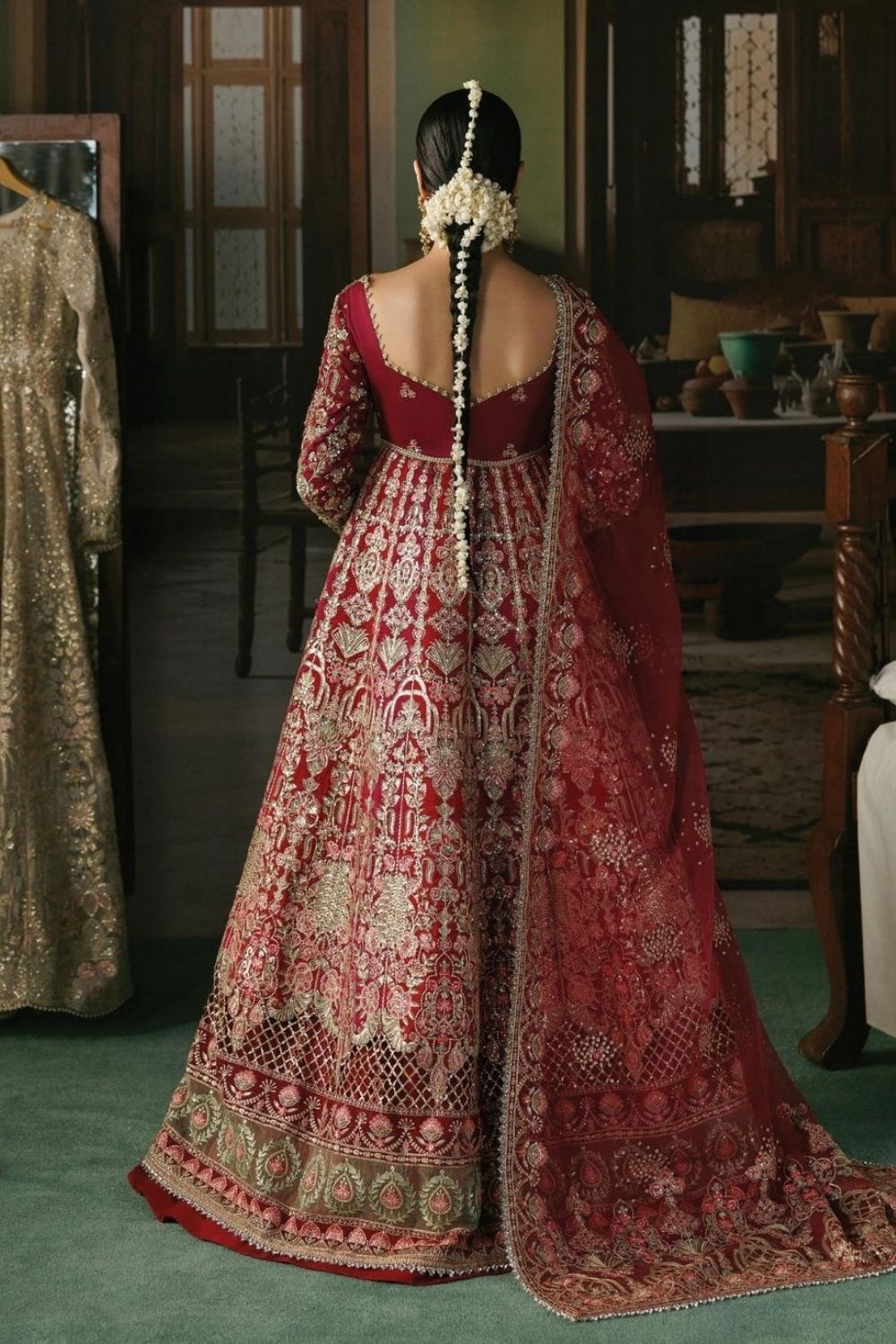 Afrozeh Shehnai Wedding Formals'26  3 Piece Unstitched Embroidered Suit Virsa
