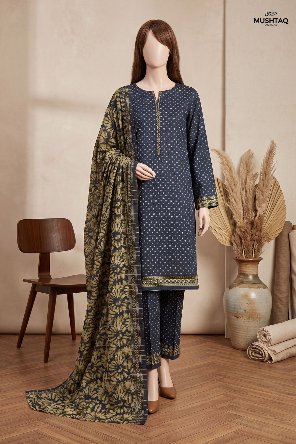 3Pcs Printed Lawn Desgin - 301