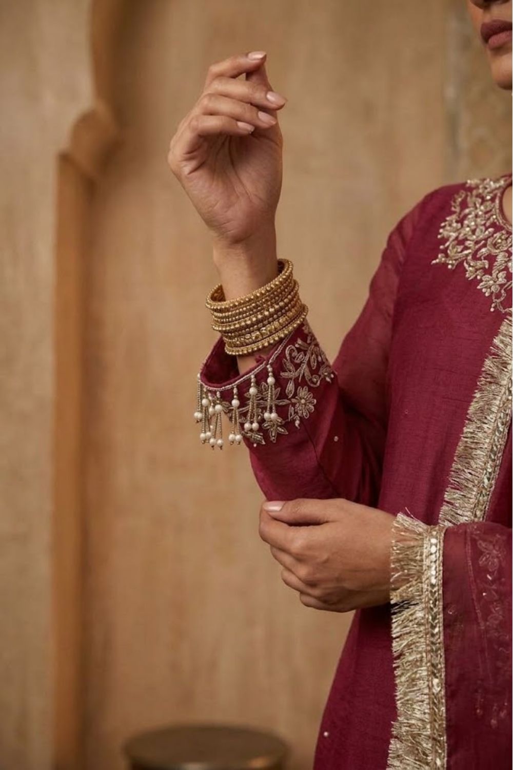 Mushtaq 3pcs Stitched Chiffon Collection Desgin - 4