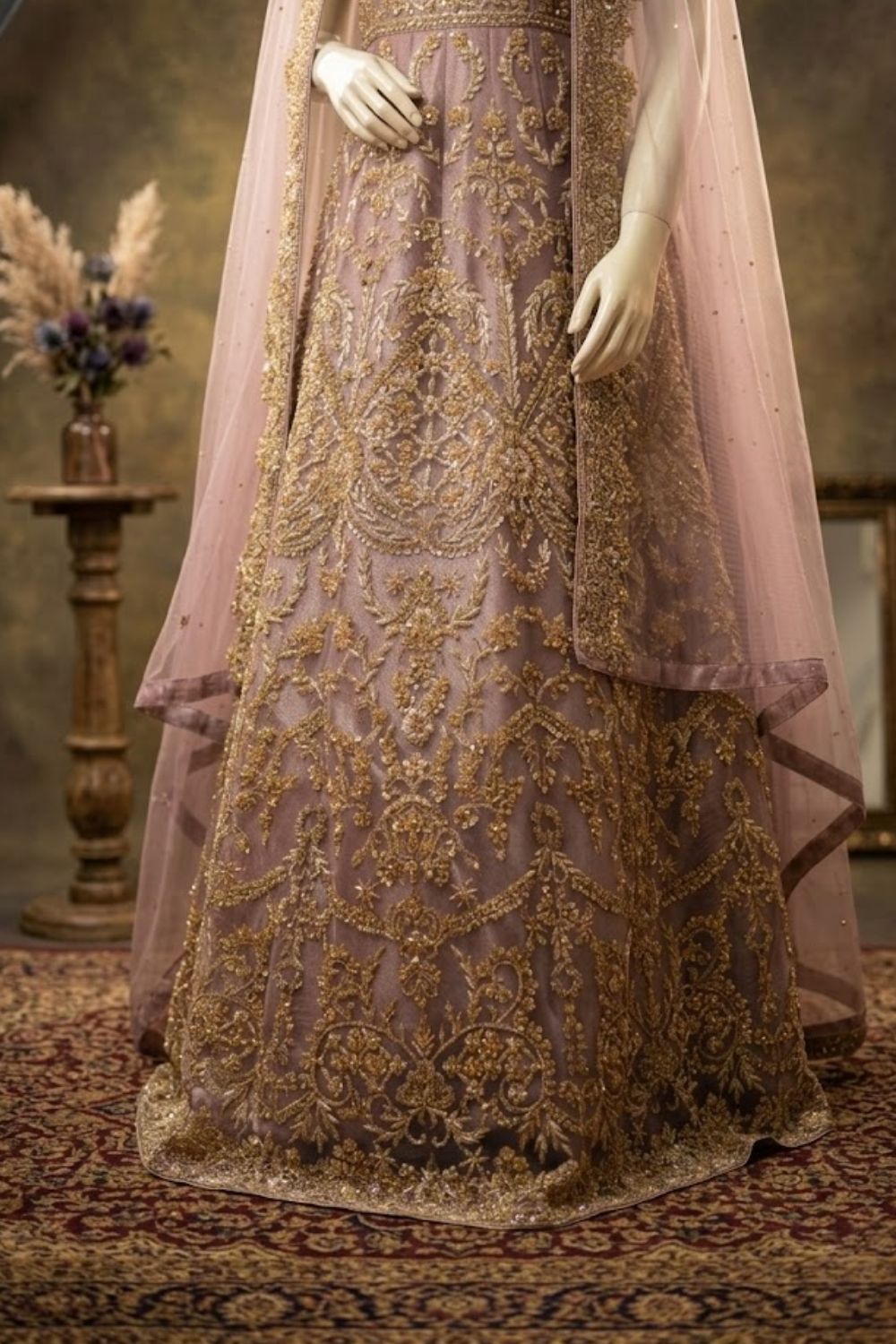 Zareen Bridal Wear by MCS Unstitched Handmade Net Bridal Maxi Collection