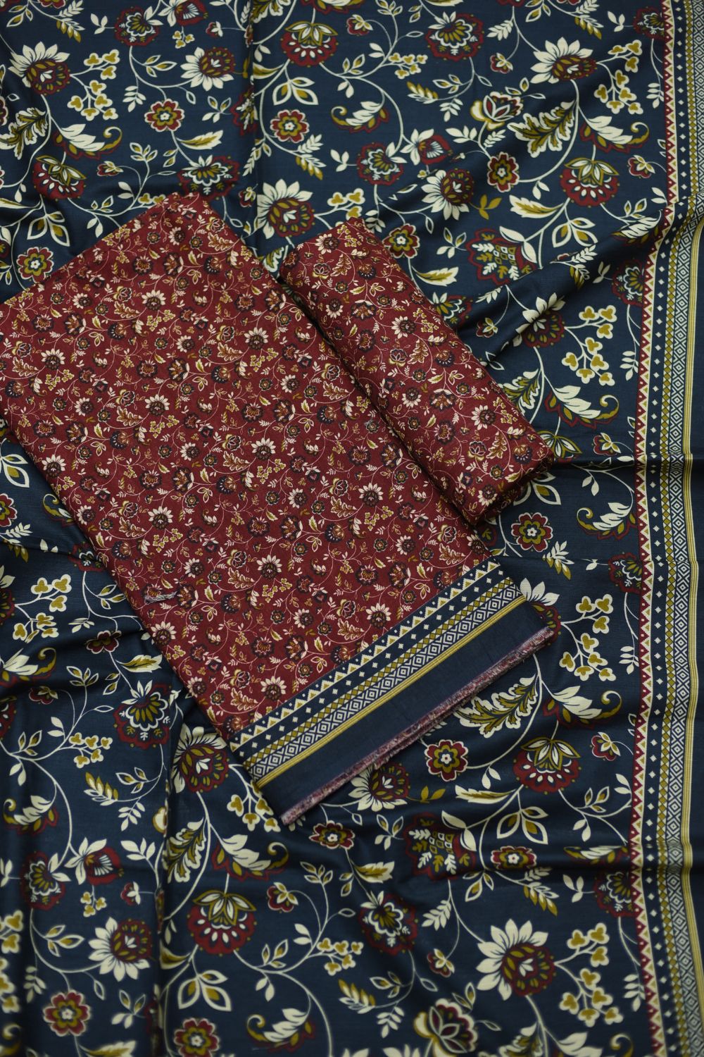 3Pcs Printed Khaddar Desgin -45