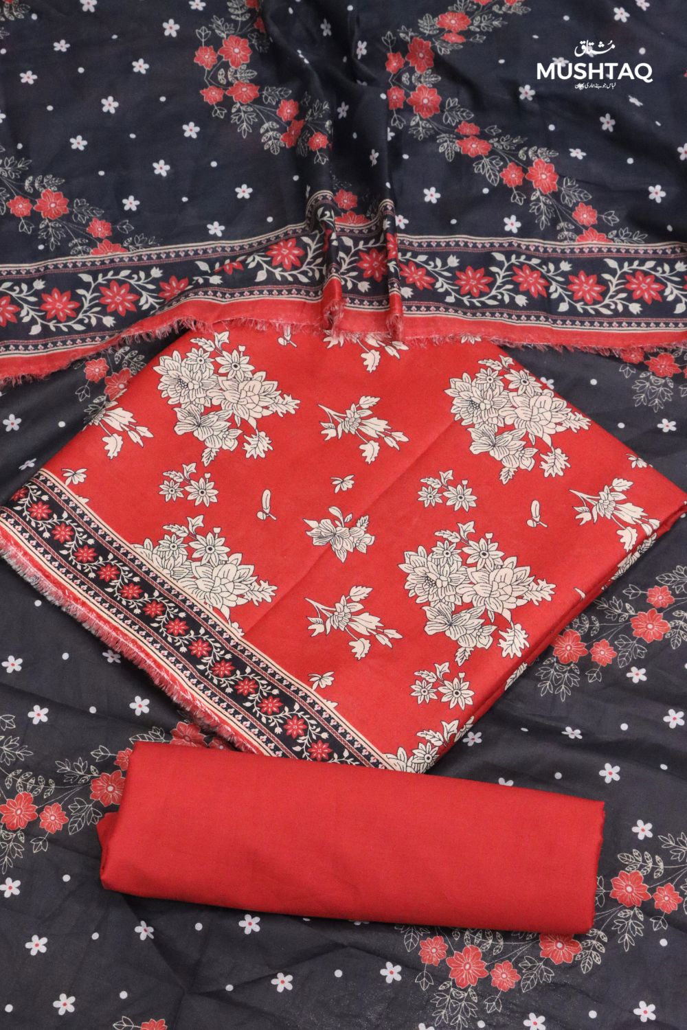 3Pcs Printed Lawn Desgin - 160