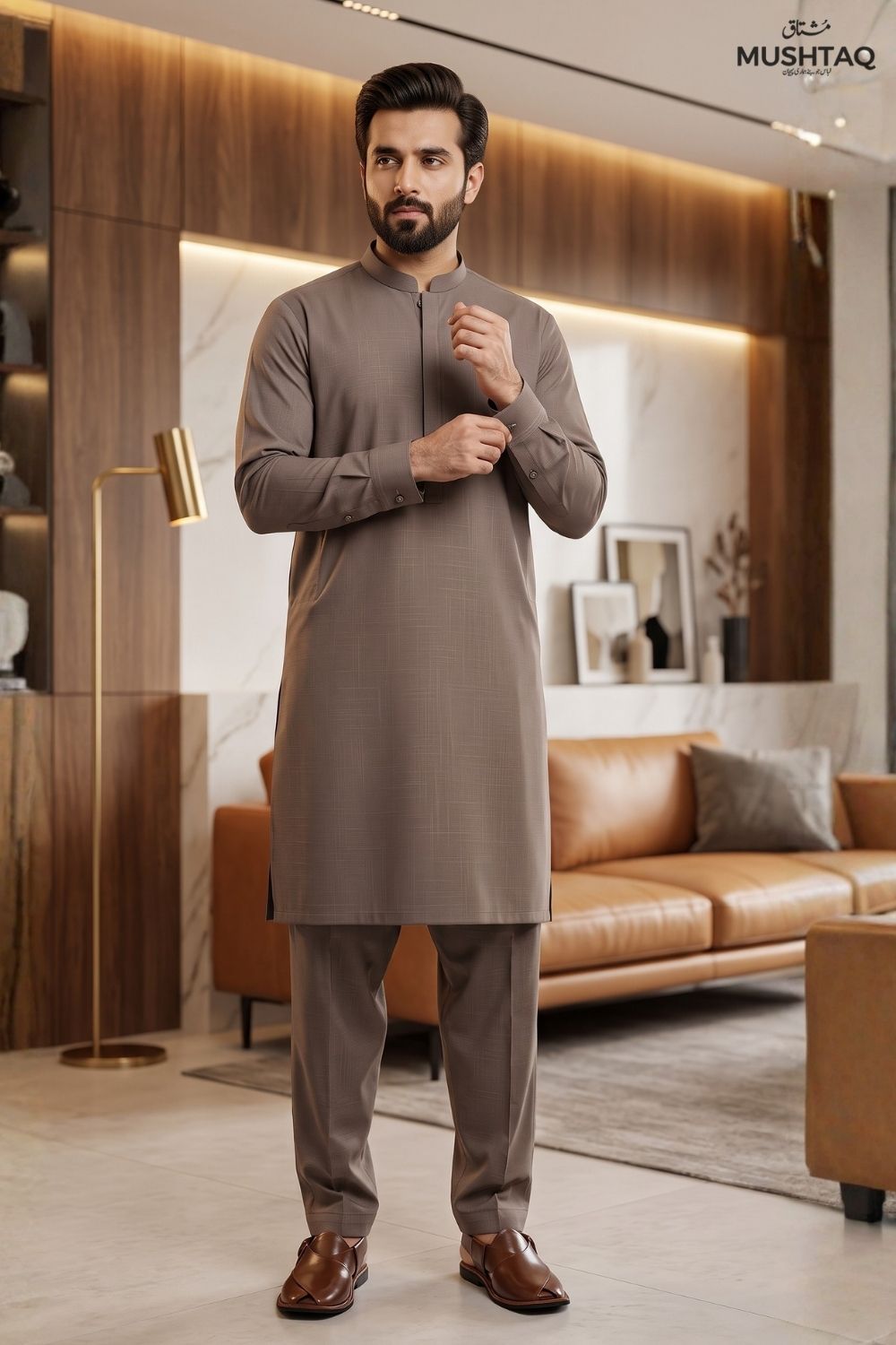 Mens Unstitched Wash & Wear Desgin - 8