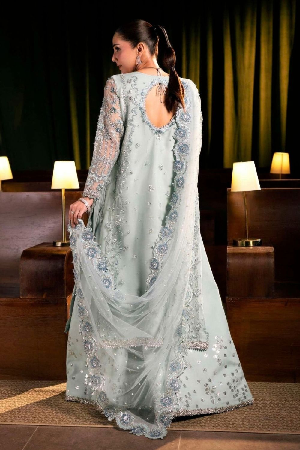 Elaf Premium Serenade 3 Piece Unstitched Embroidered EHM-04 LUMIERE