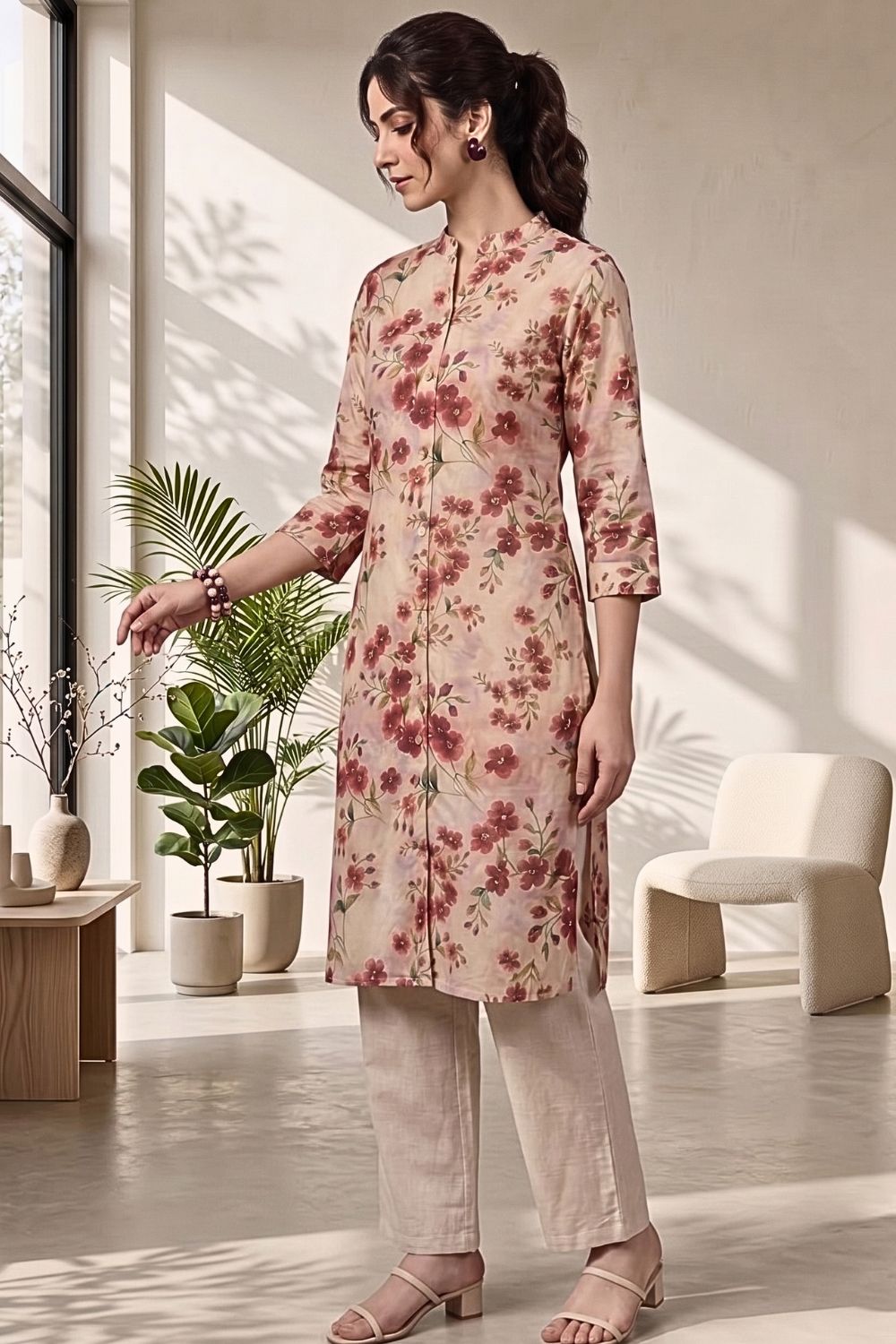 2Pcs Unstitched Printed Lawn Dua Collection Desgin - 2
