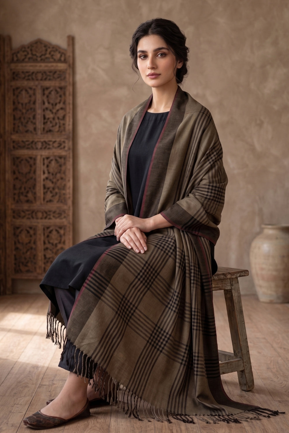 Winter Shawl Desgin - 2