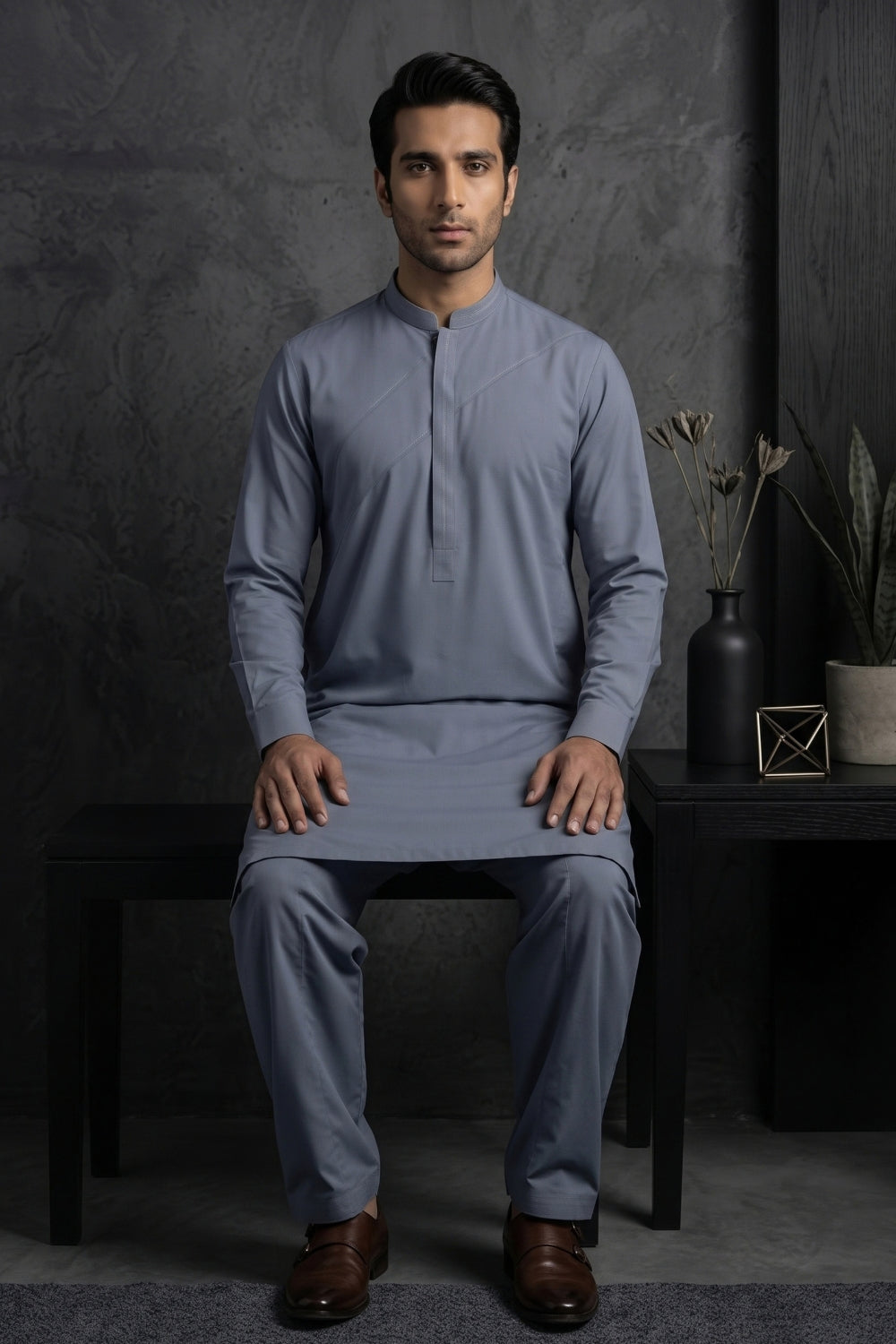 Mens Unstitched Winter Cotton Desgin - 2