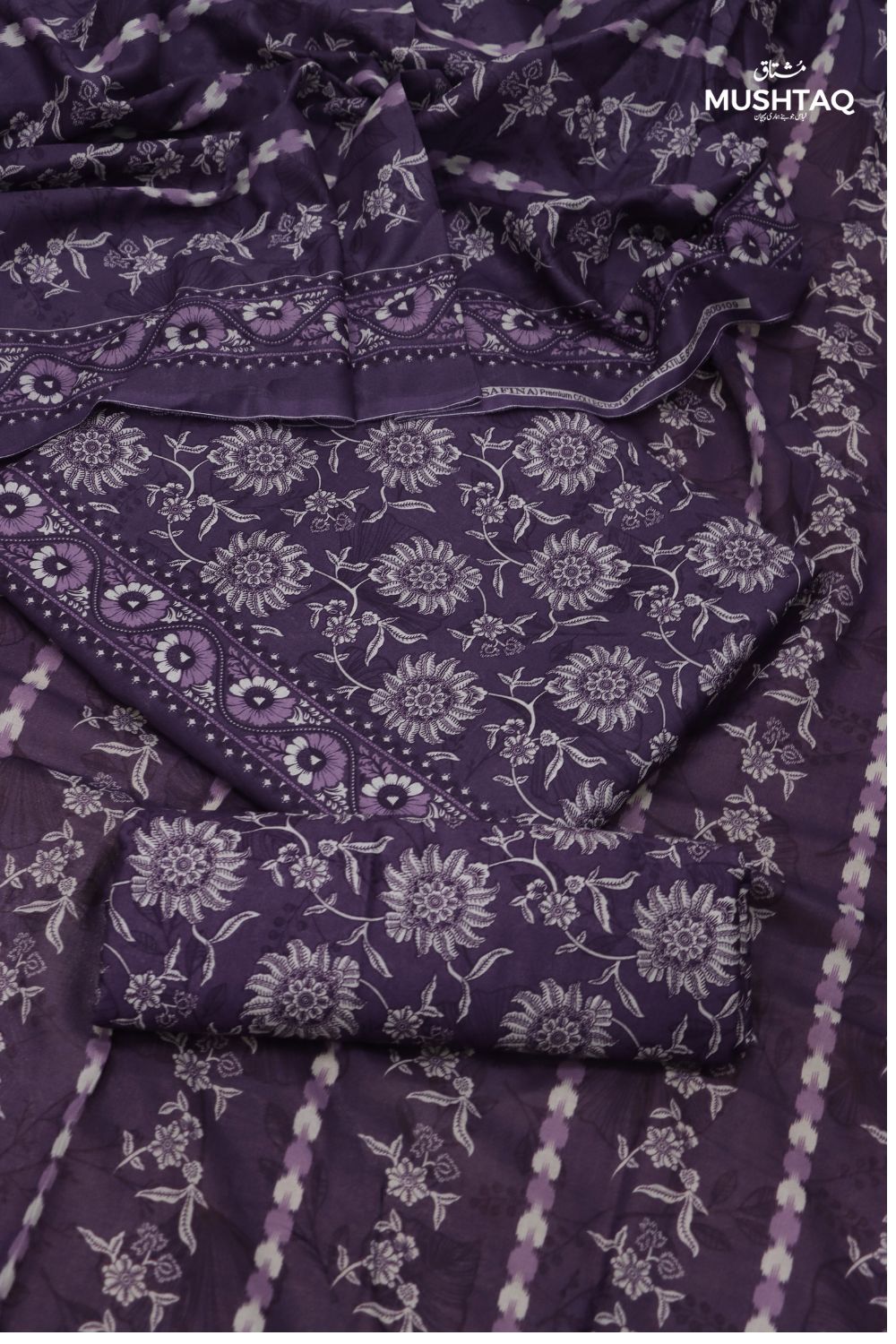 3Pcs Printed Lawn Desgin - 100