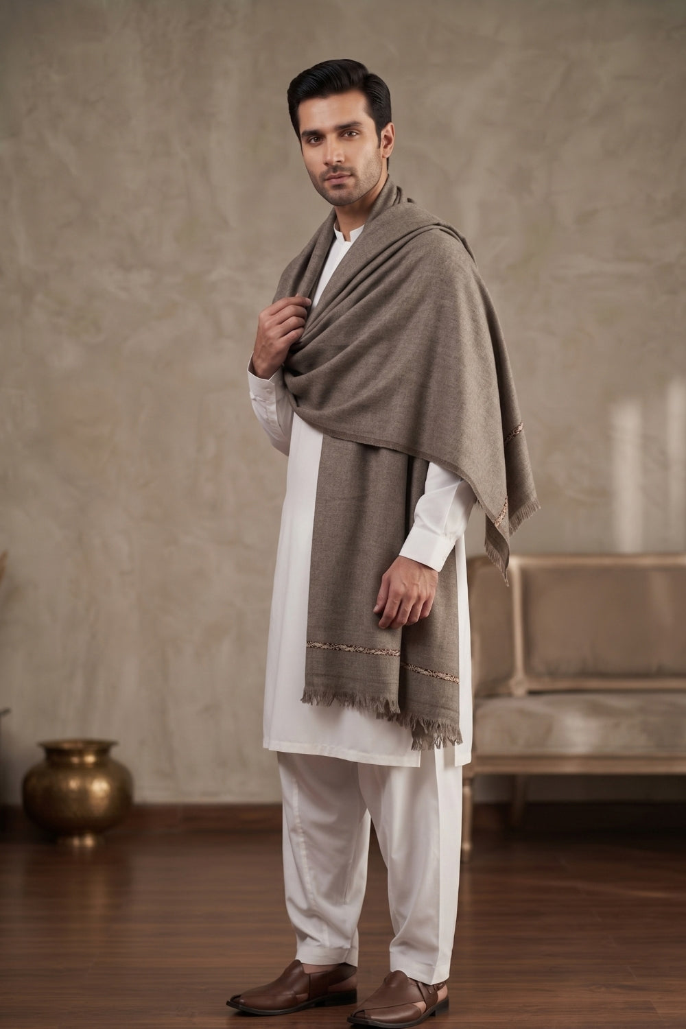Mens Winters Shawl Desgin - 2