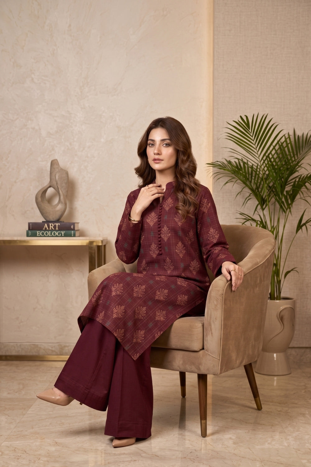 2Pcs Unstitched Printed Marina Ghazal Collection Desgin - 2