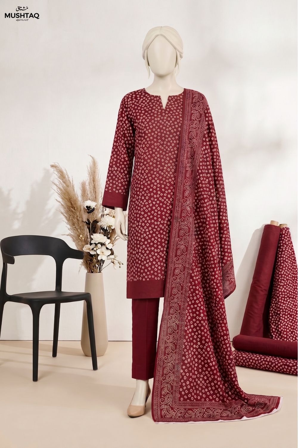 Mushatq Janoon Collection 3Pcs Unstitched Printed Lawn Desgin - 2