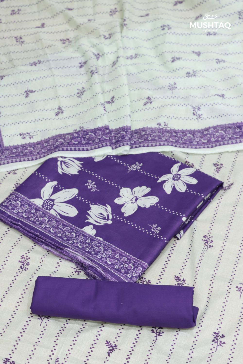 3Pcs Printed Lawn Desgin - 164