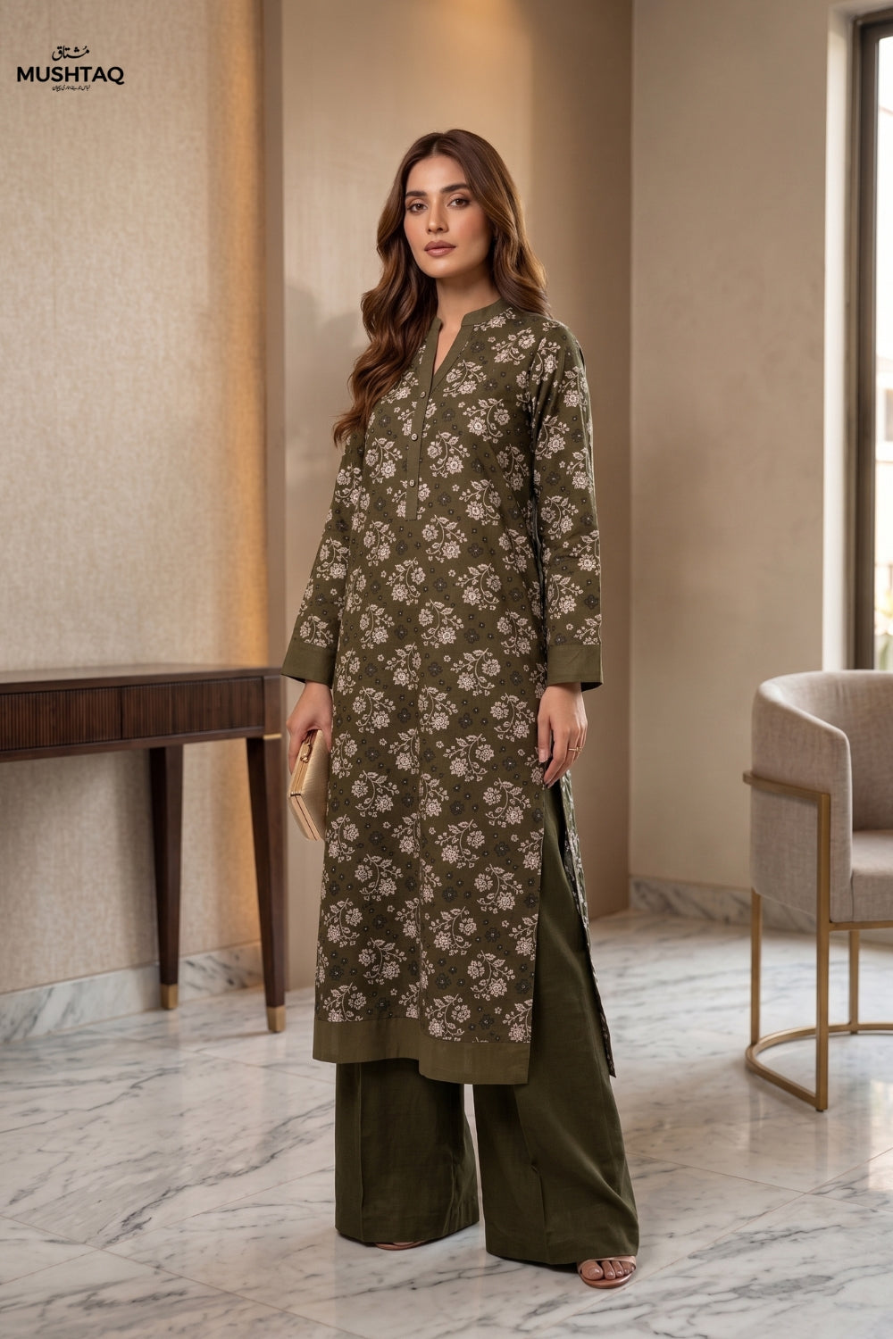 2Pcs Unstitched Printed Marina Collection Desgin - 3