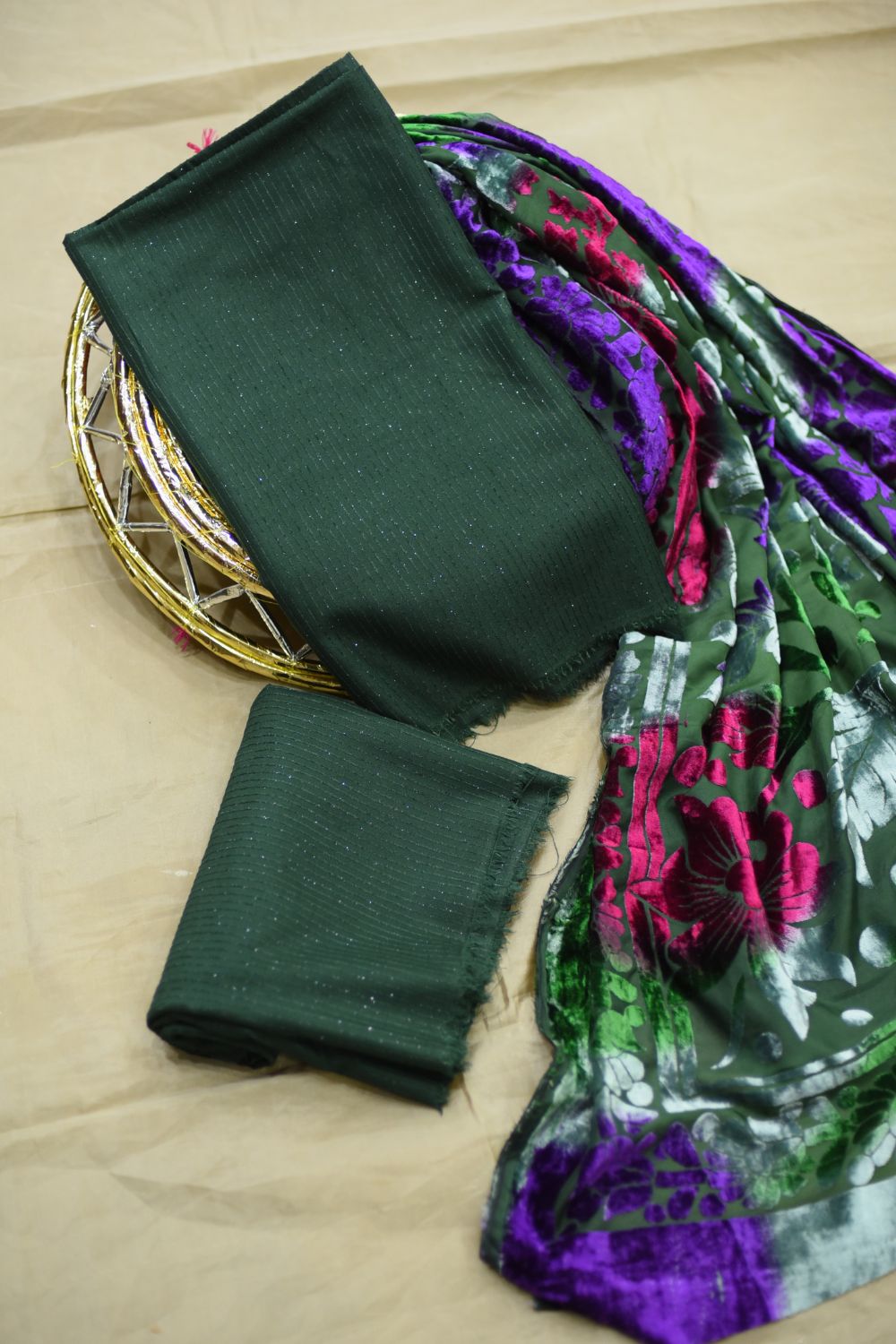 3Pcs Marina with Plachi duppata Desgin - 2