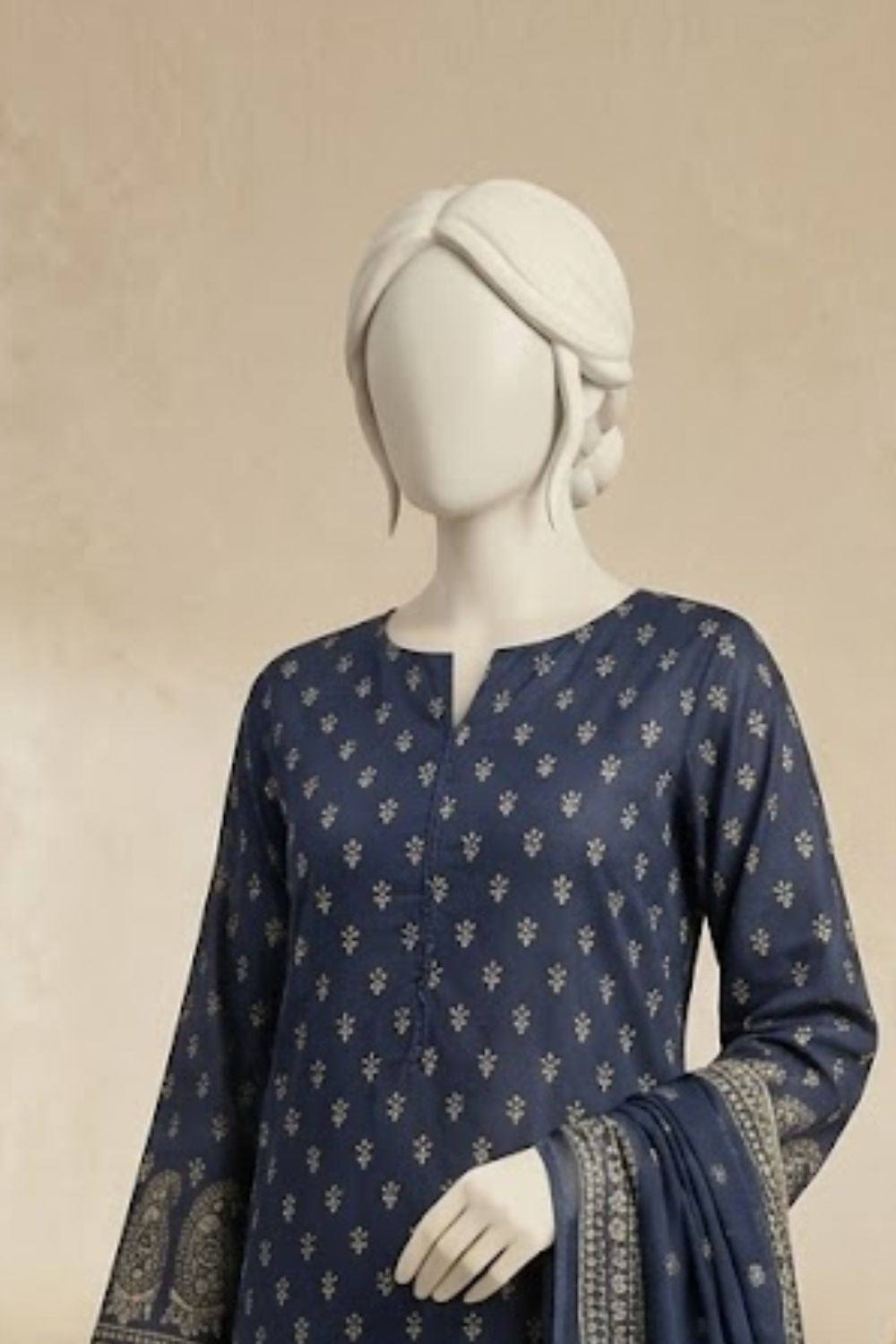 Mushtaq Mahrosh Collection 3Pcs Unstitched Printed Lawn Desgin - 2