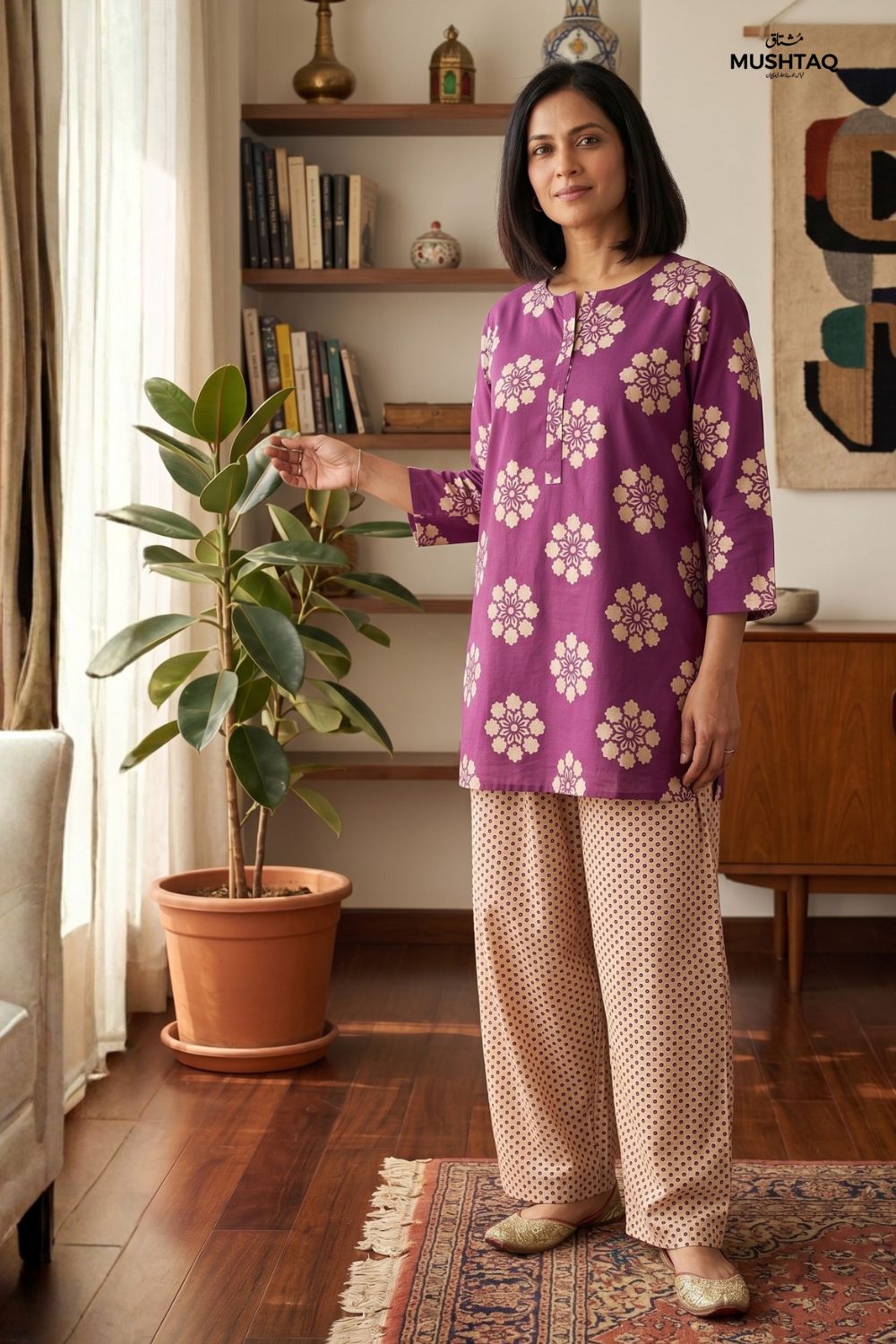 2Pcs Unstitched Cotton Printed Collection Desgin - 3
