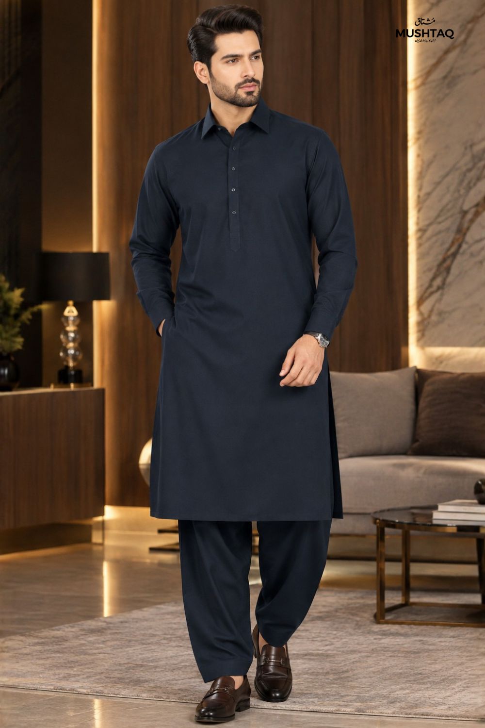 Mens Unstitched Wash & Wear Suit Desgin - 6