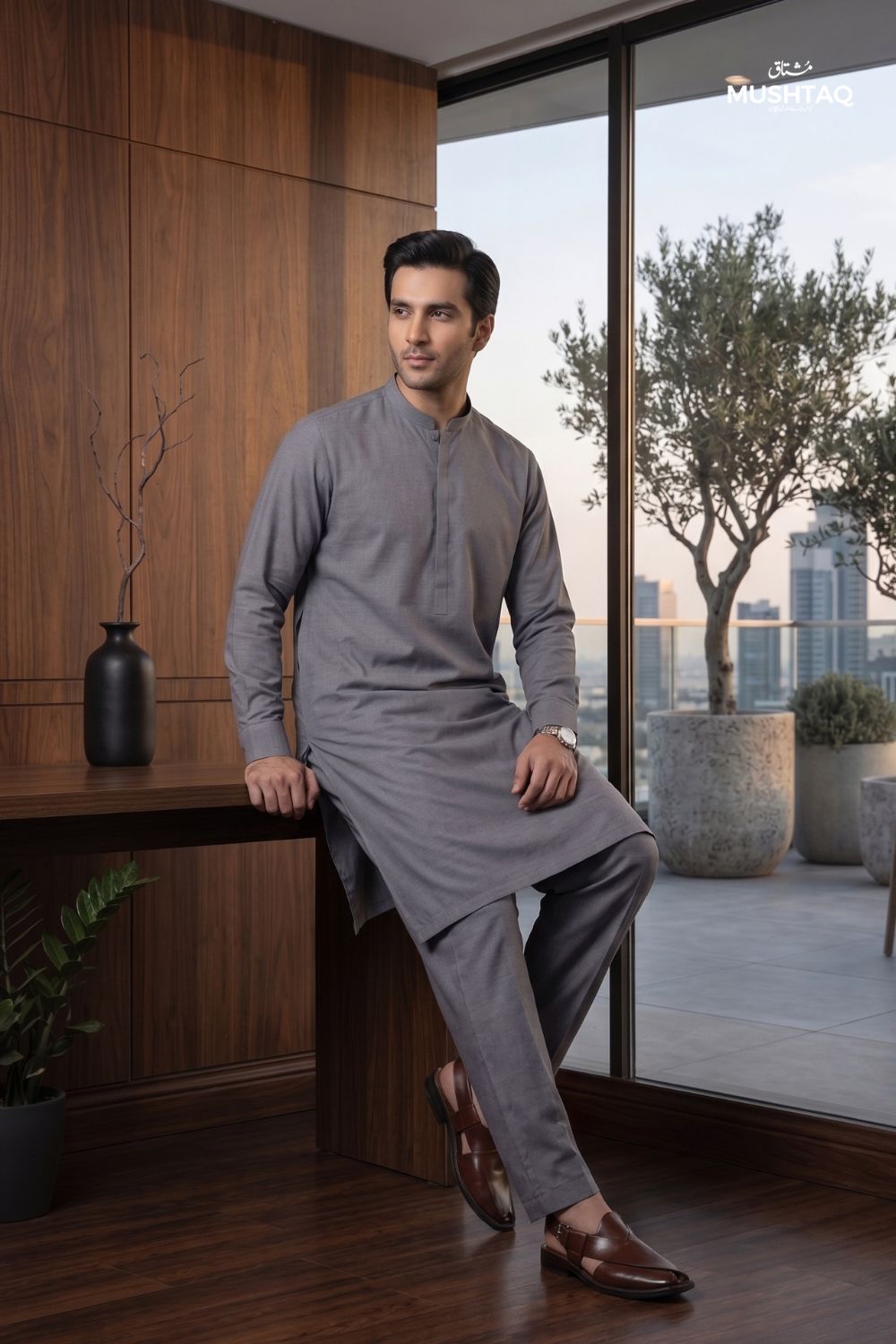 Mens Unstitched Cotton Khaddar Collection Desgin - 3