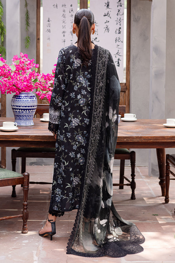 Bloom by Nureh Unstitched Embroidered Lawn 3 Piece Suit NU26UBL BL-11 - Festive Collection