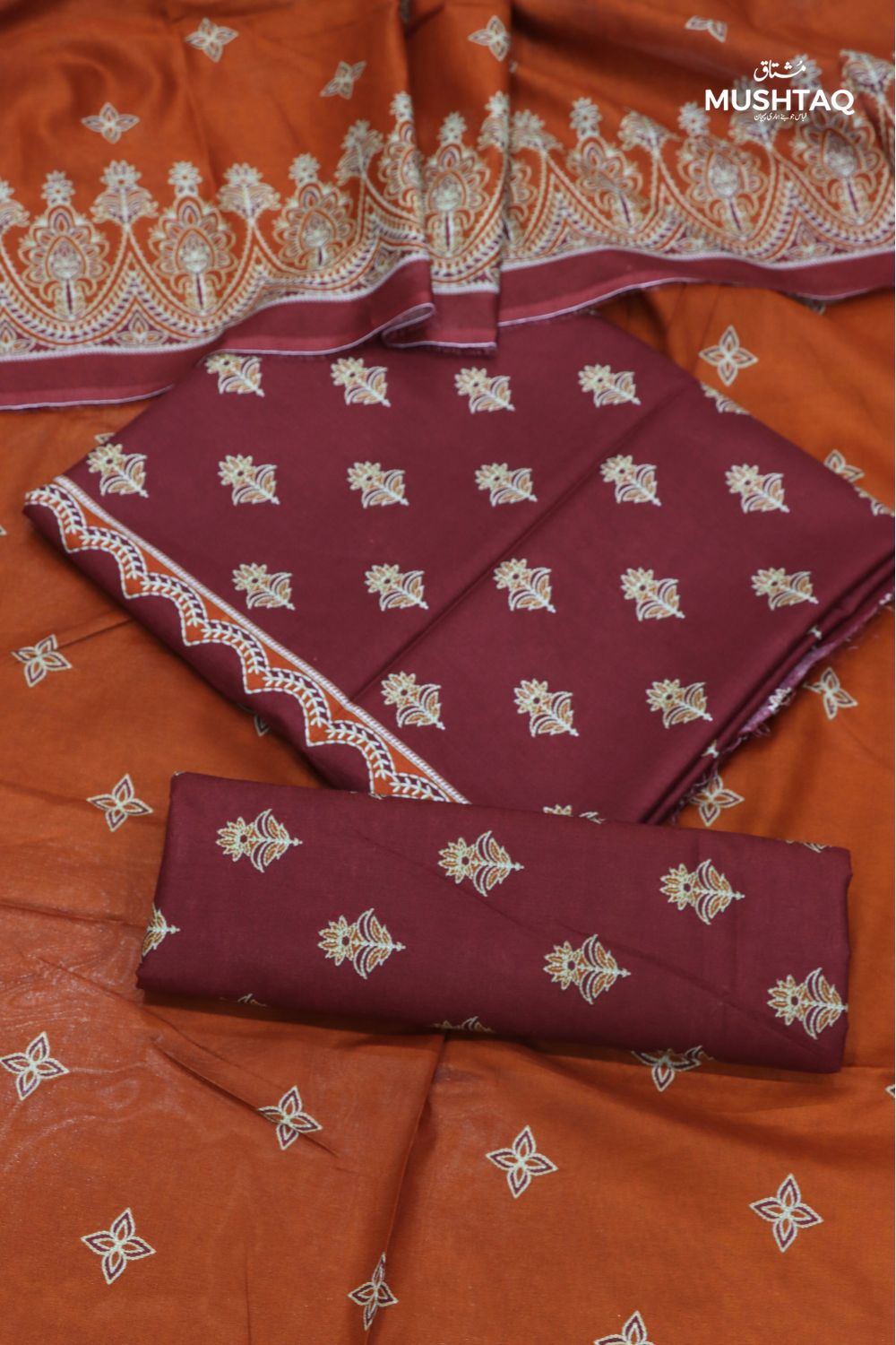 3Pcs Printed Lawn Desgin - 108