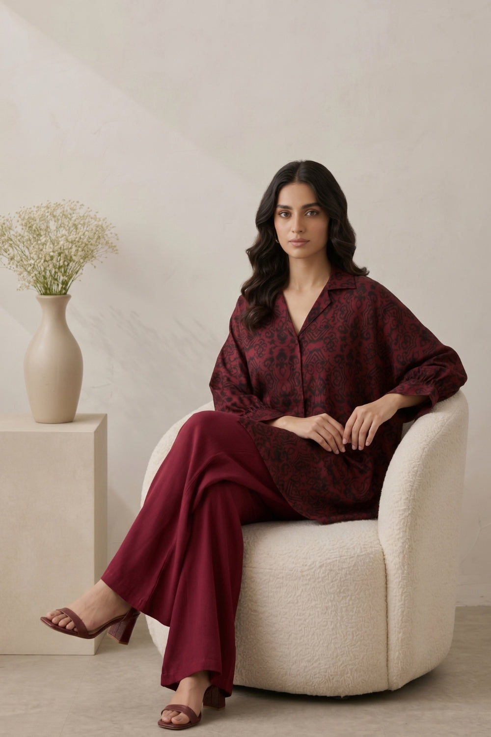 Mushtaq 2Pcs Unstitched Courtrai Marina Aysh Collection Desgin - 3