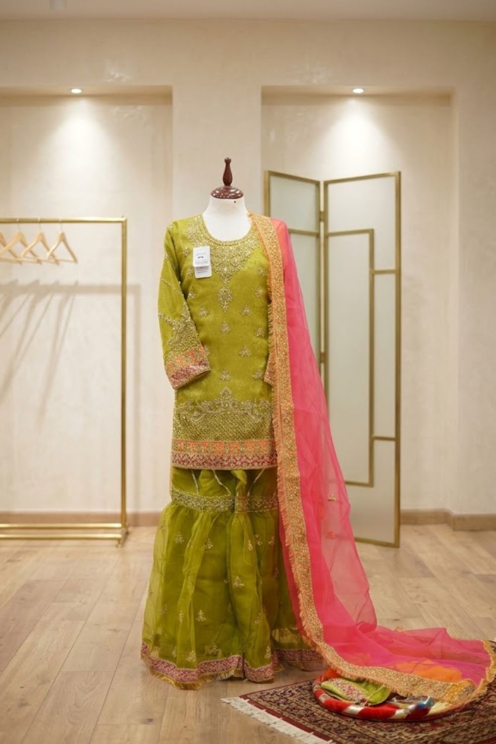 Rang-e-Mehndi Bridal Wear by MCS Unstitched Handmade Organza Mehndi Wear Collection