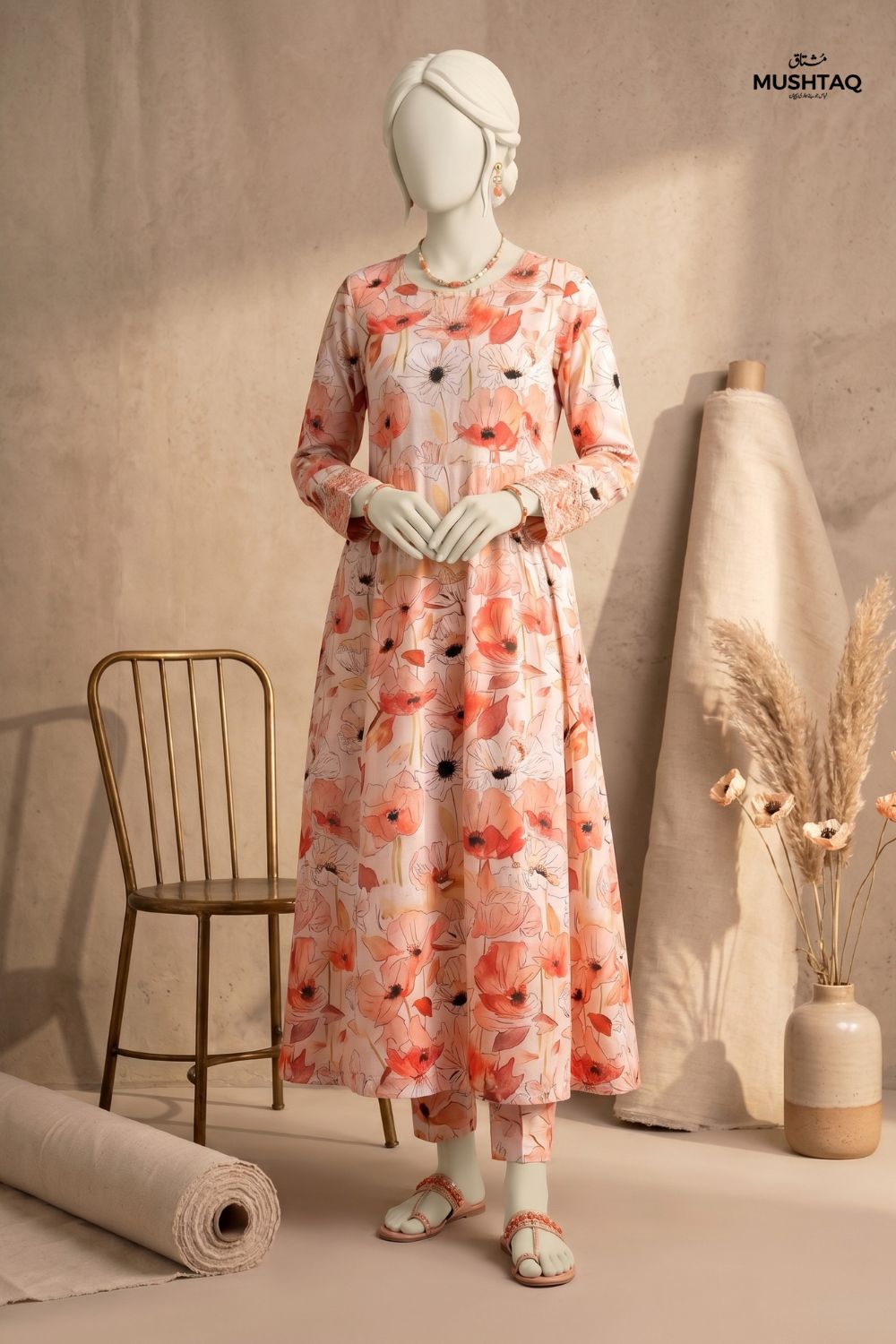 2Pcs Printed Lawn Desgin - 197