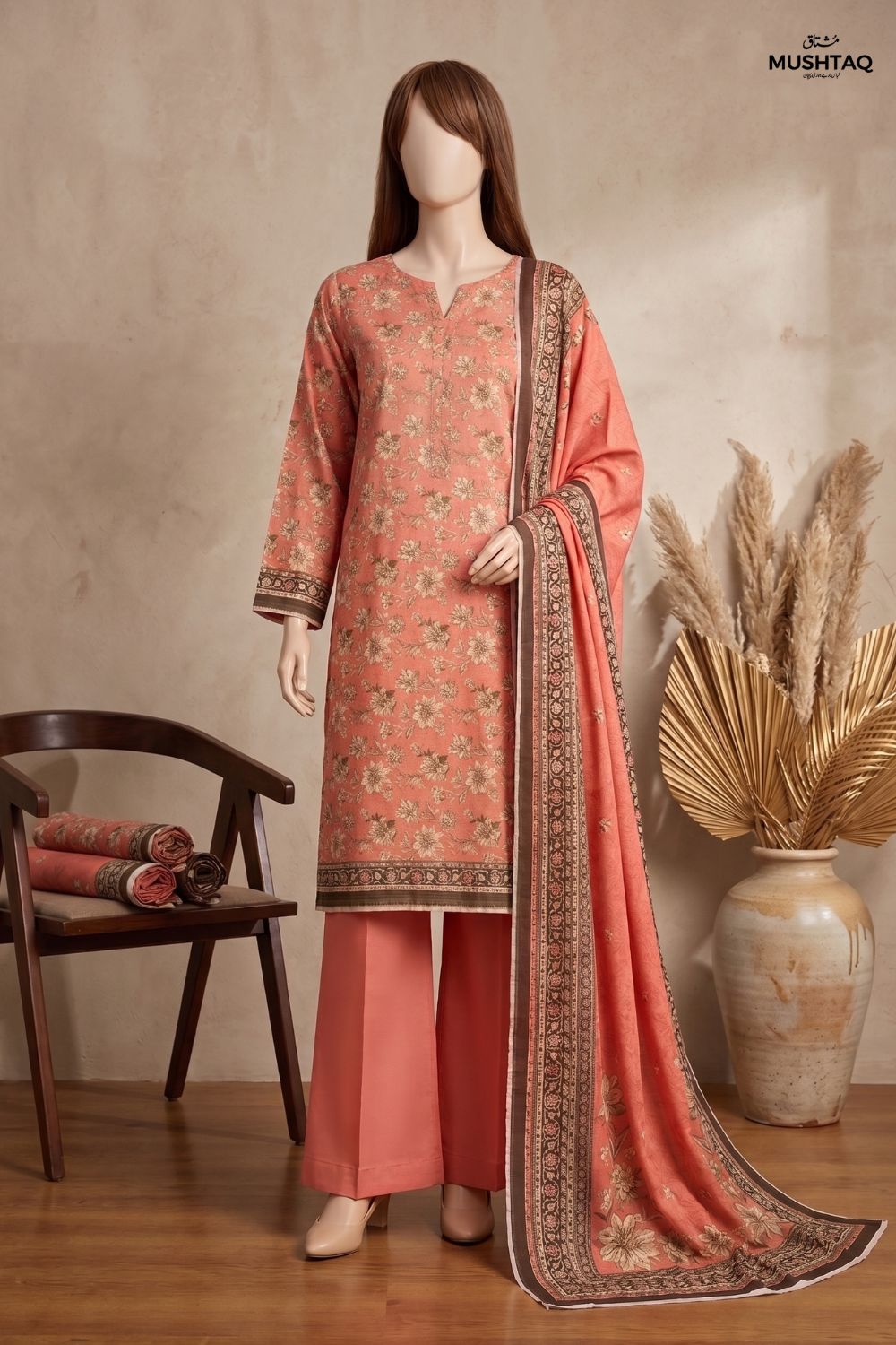3Pcs Printed Lawn Desgin - 307