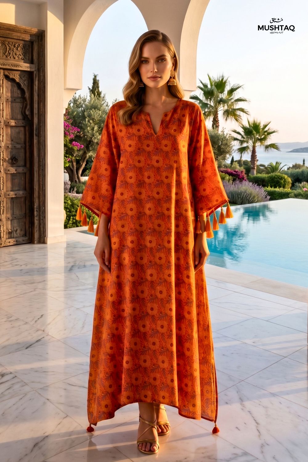 Mushtaq Stitched Printed Kaftan Collection Desgin - 3