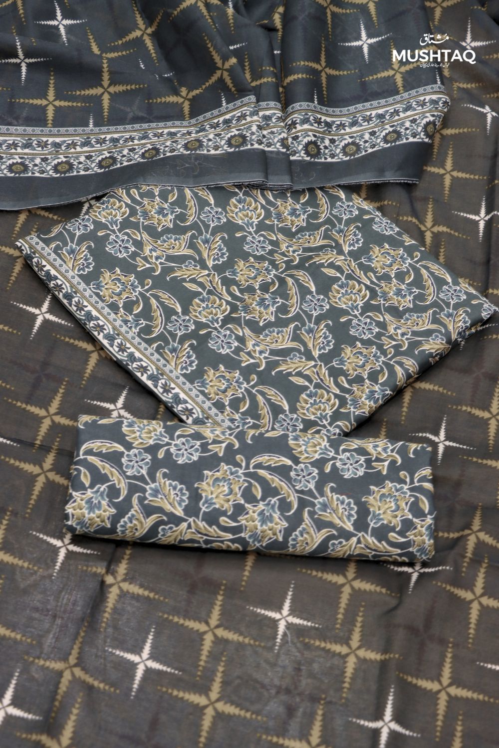 3Pcs Printed Lawn Desgin - 99