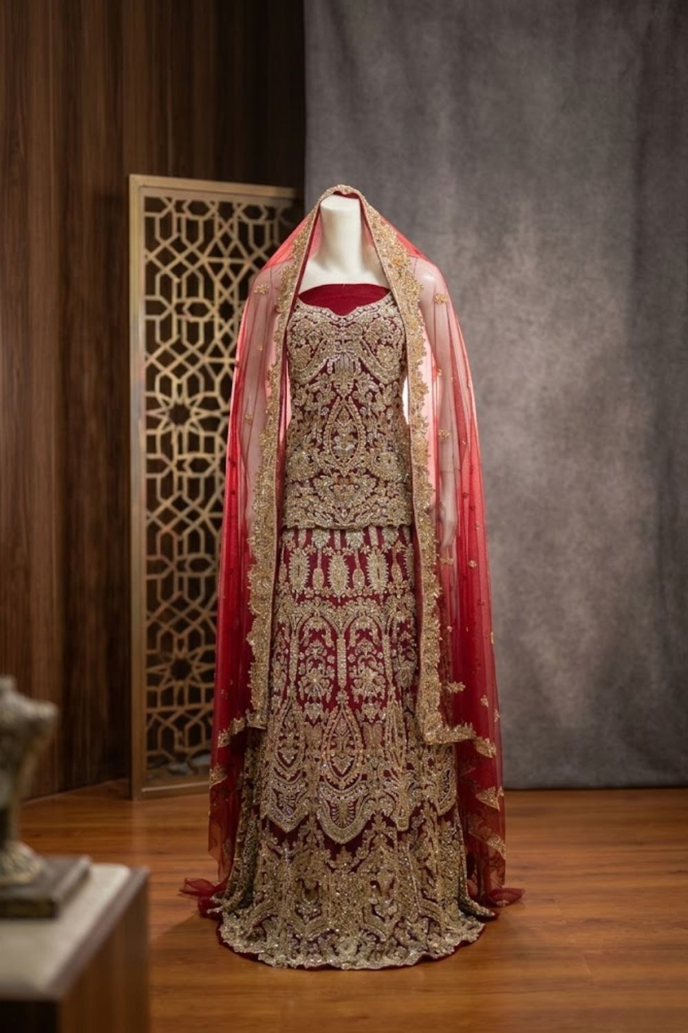 Shehnai Bridal Wear by MCS Unstitched Handmade Net Bridal Wear Collection