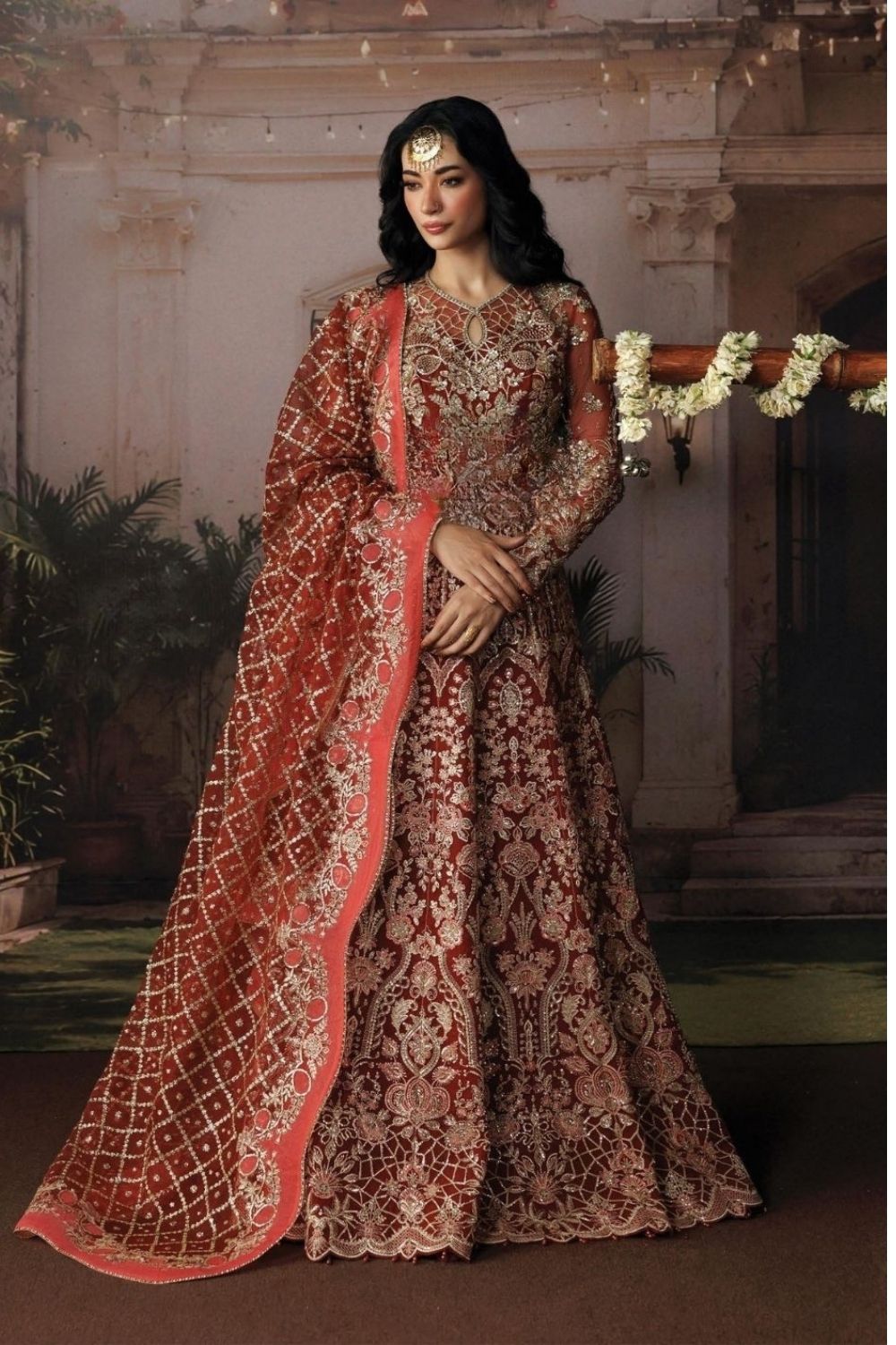 Afrozeh Shehnai Wedding Formals'26  3 Piece Unstitched Embroidered Suit Rukhsan
