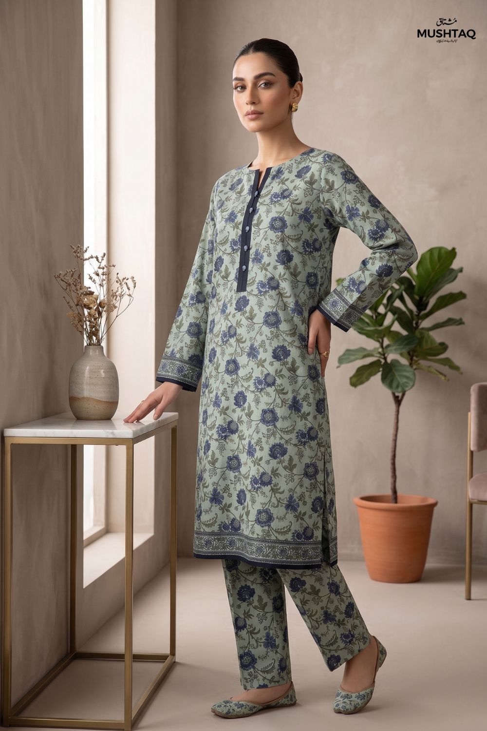 2Pcs Unstitched Printed Lawn Collection Desgin - 4