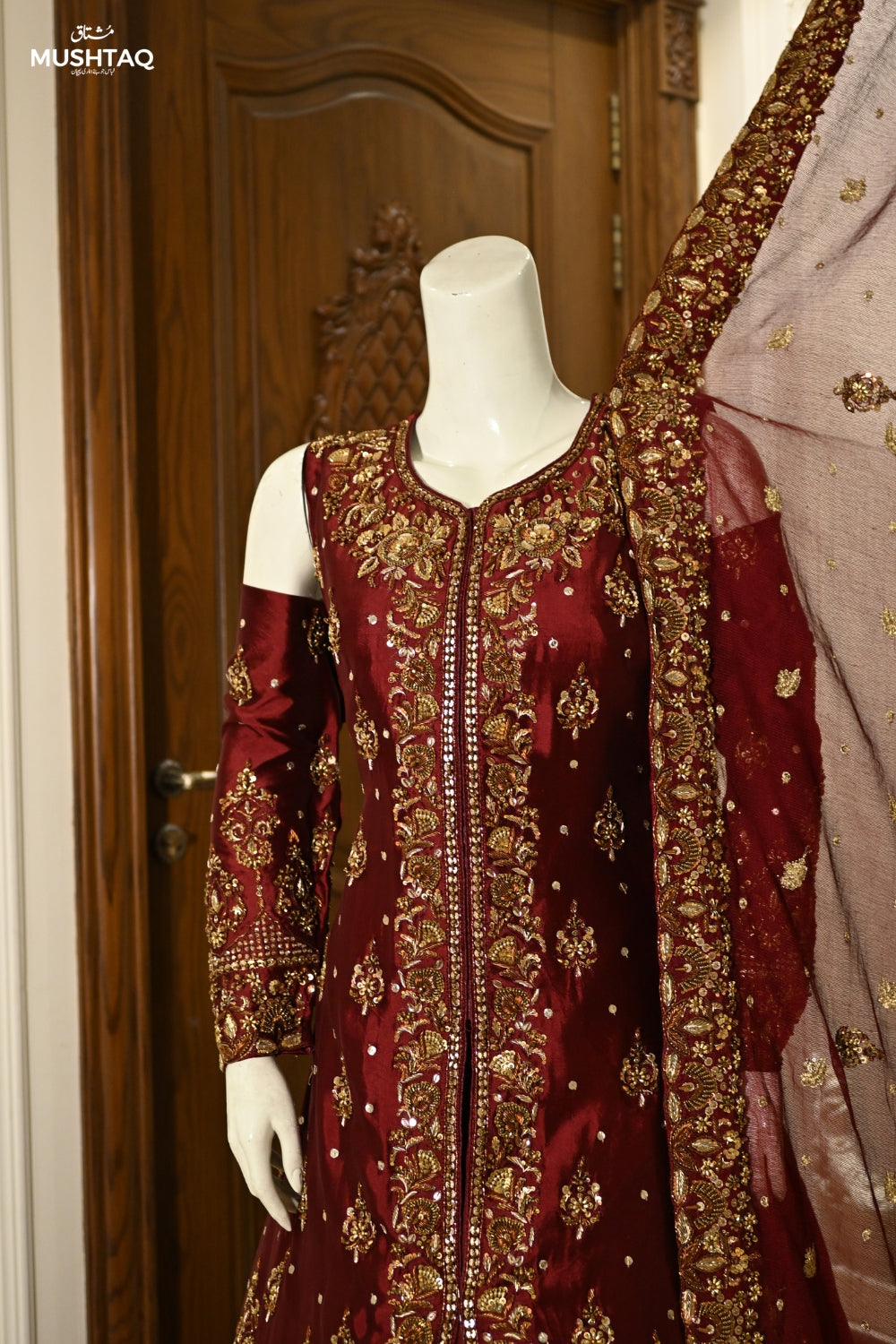 Dastaan-e-Uroos Bridal Wear by MCS Unstitched Handmade Pure Tissue Silk Bridal Wear Collection