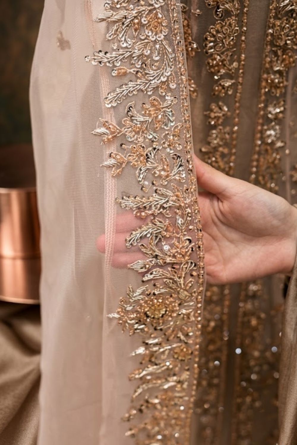 Zarqash Bridal Wear by MCS Unstitched Handmade Net Maxi Wear